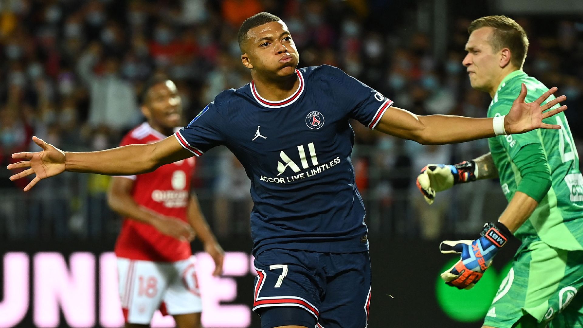 Kylian Mbappé Brest PSG