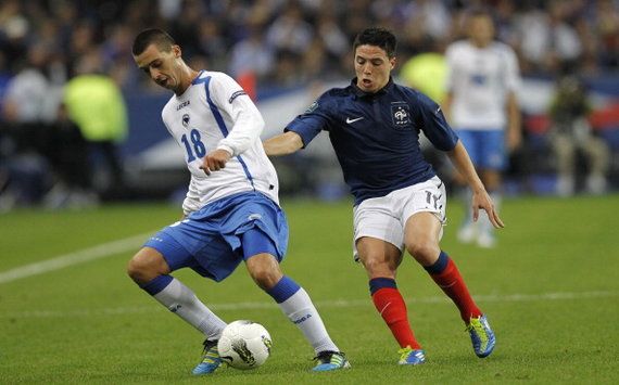 Haris Medunjanin vs Samir Nasri, Bosnia-Herzegovina - France