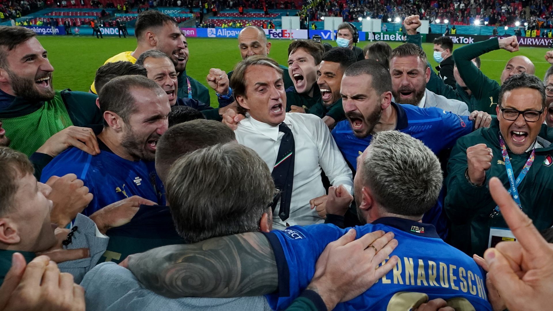 Roberto Mancini Italy Spain Euro 2020