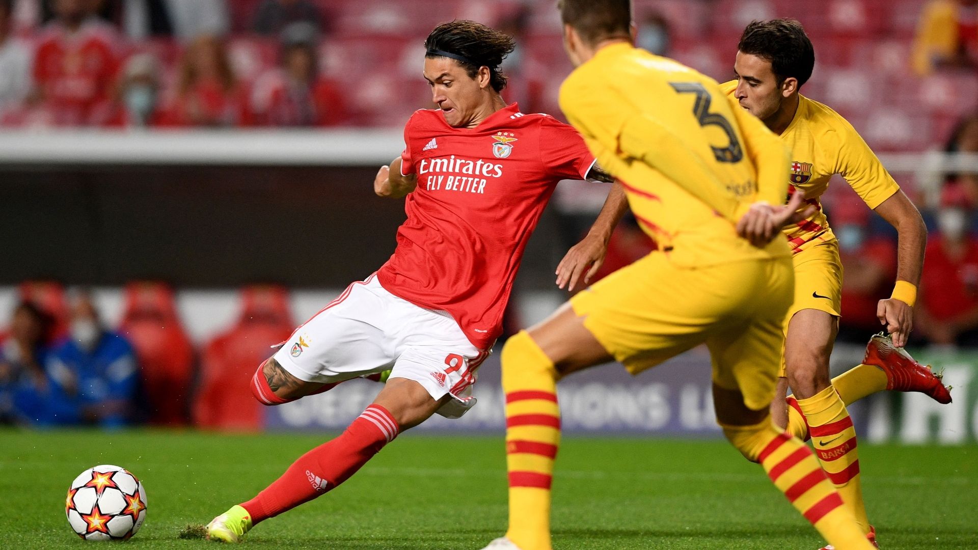 Darwin Nunez goal, Benfica vs Barcelona 2021-22
