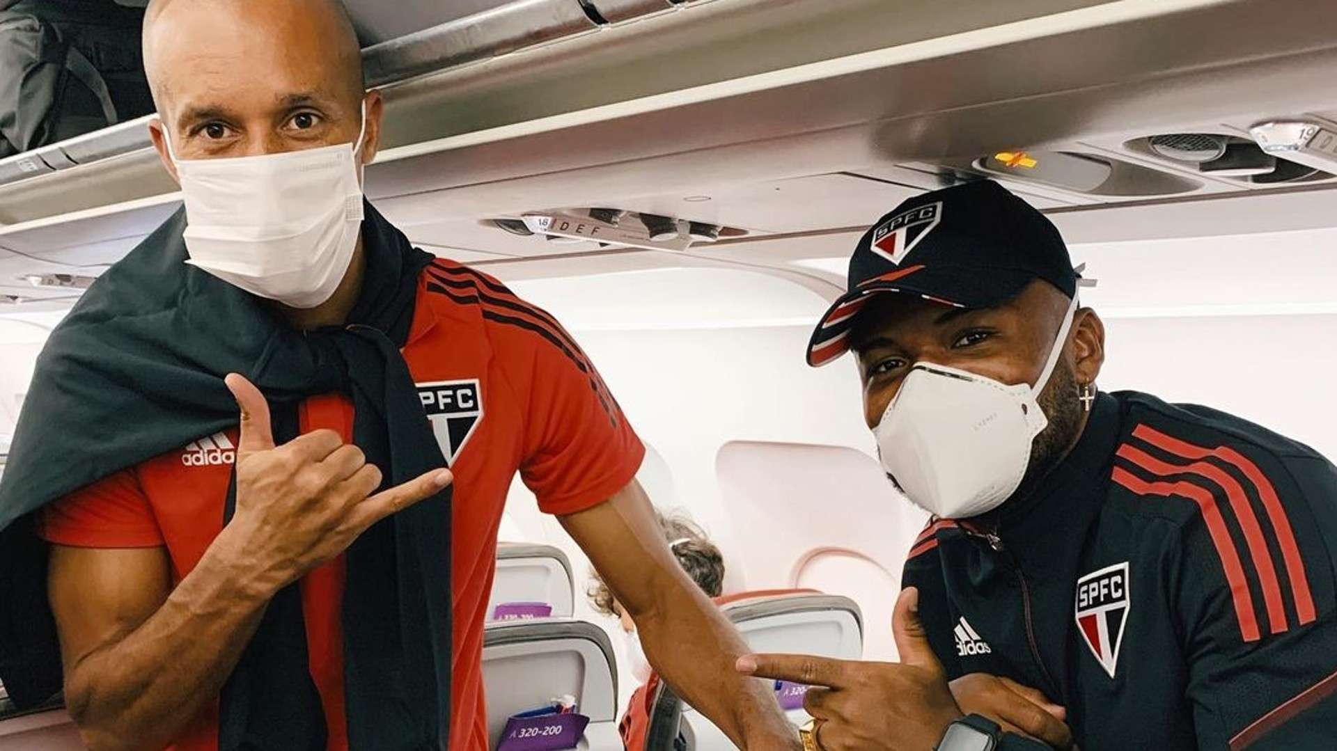 Miranda e Luan - São Paulo viaja para encarar o Sporting Cristal 18042021