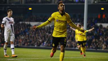 Pierre Emerick Aubameyang Tottenham Hotspur Borussia Dortmund Europa League 17032016