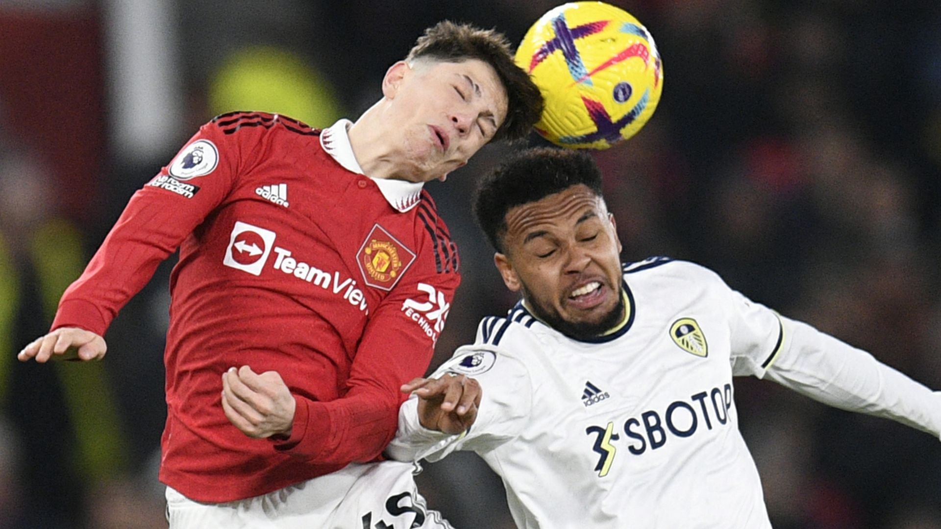 Weston McKennie Alejandro Garnacho Leeds Manchester United 2022-23