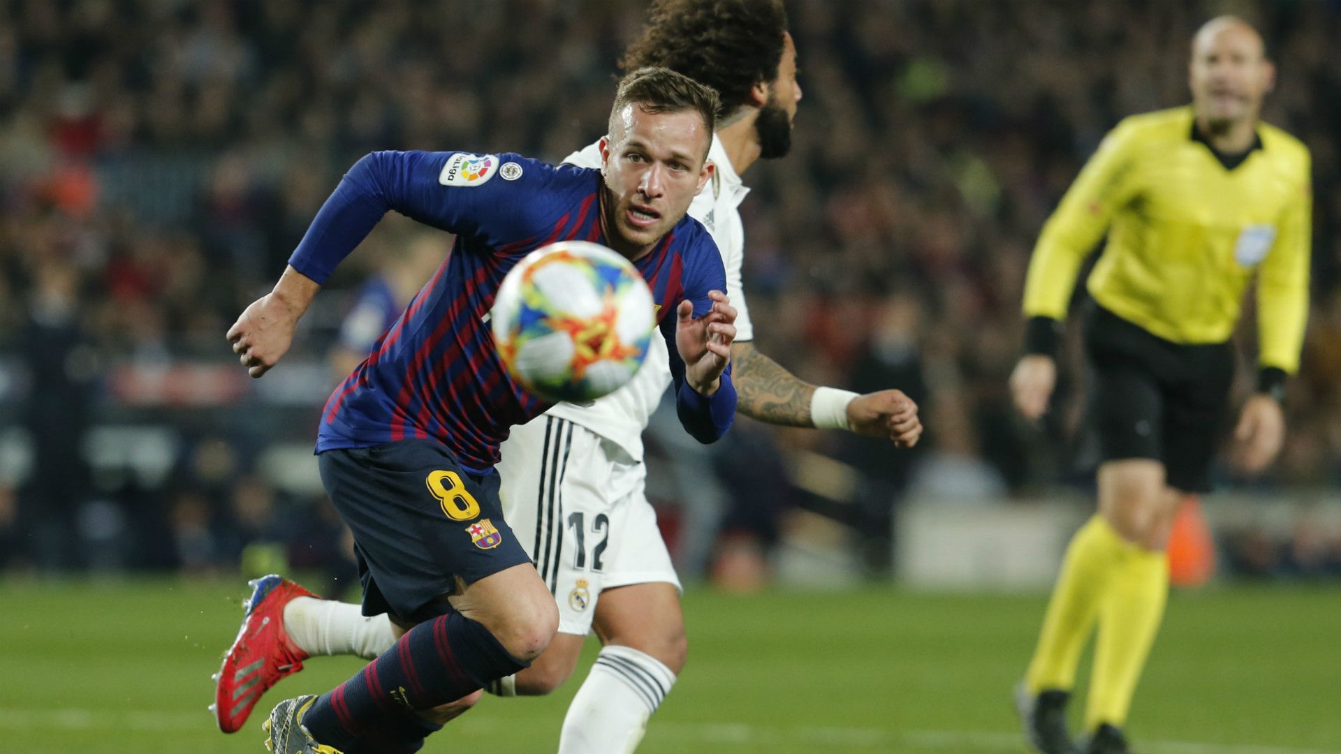 ARTHUR MARCELO BARCELONA REAL MADRID COPA DEL REY