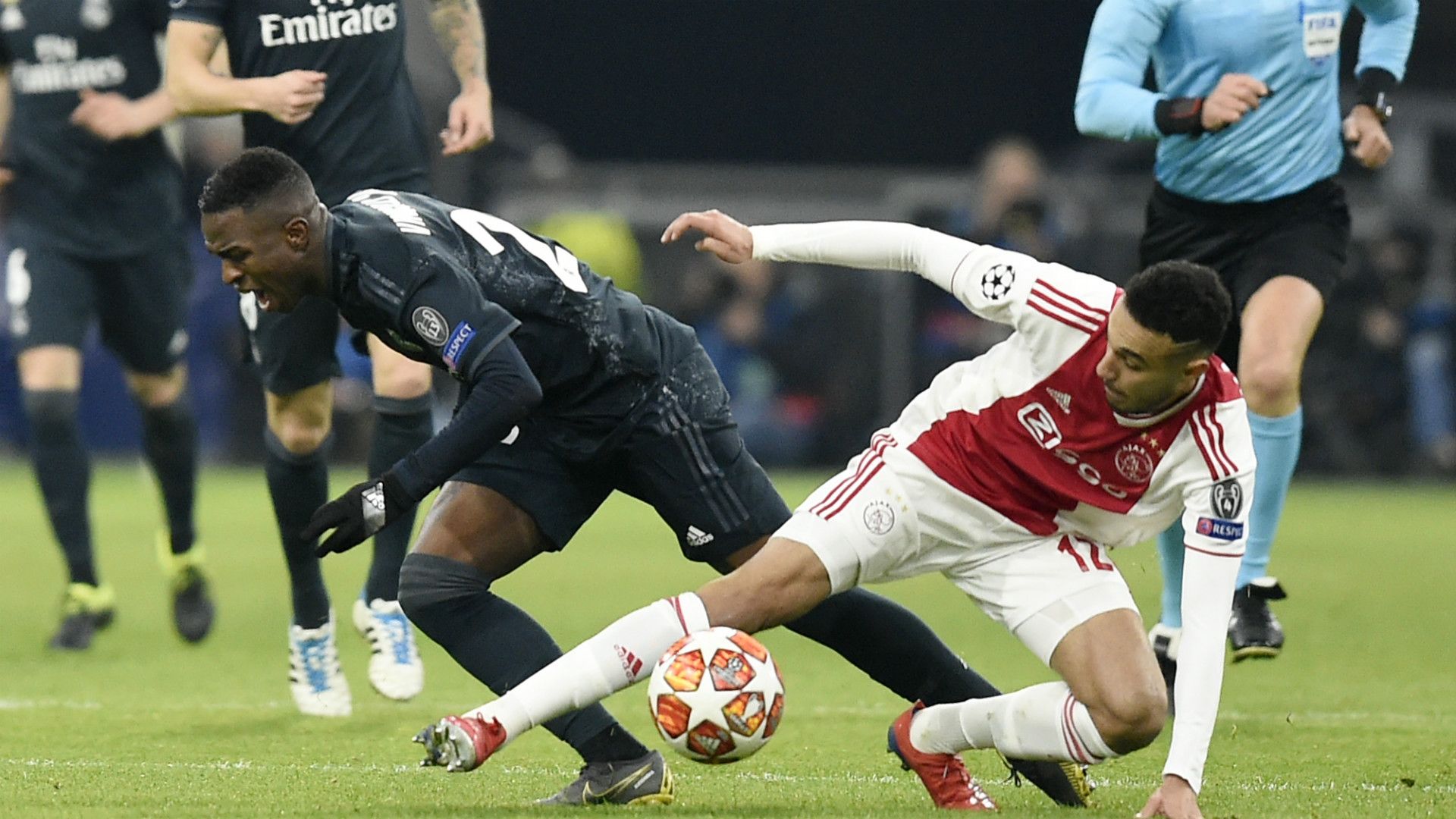VINICIUS AJAX REAL MADRID CHAMPIONS LEAGUE