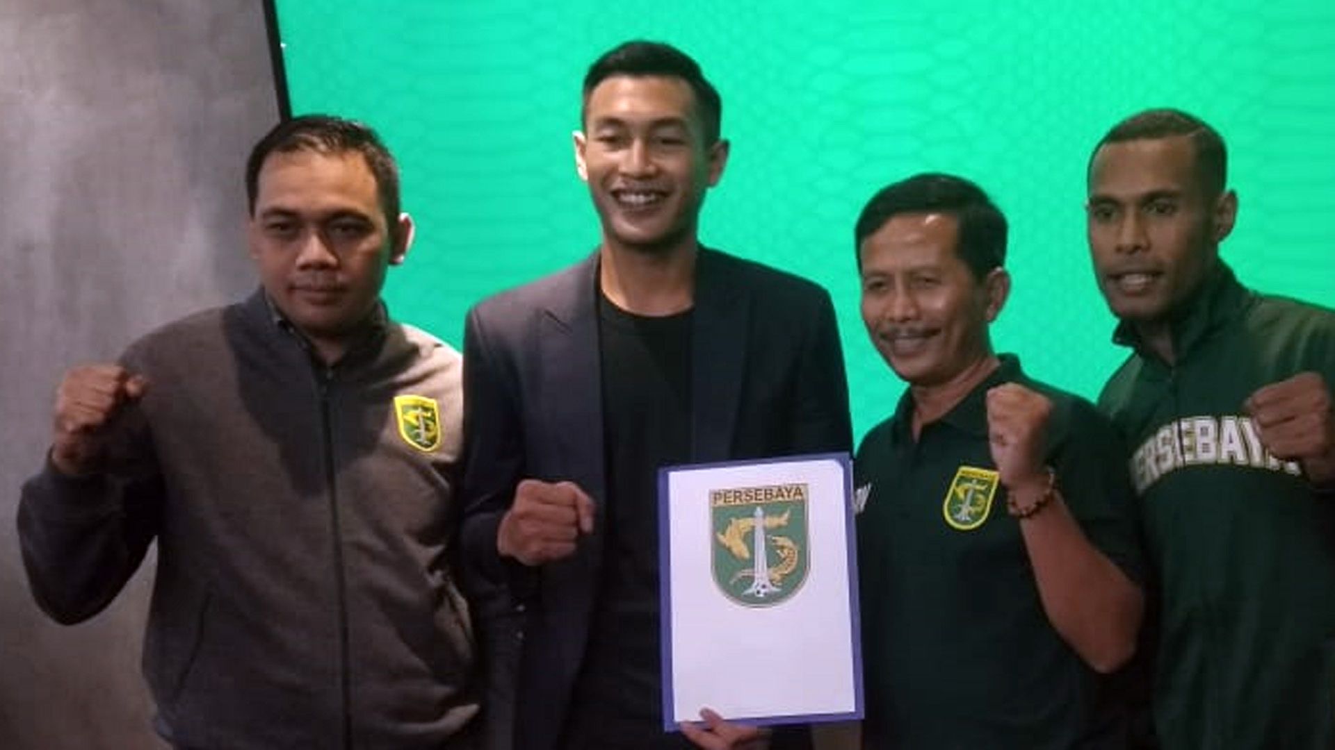 Candra Wahyudi - Hansamu Yama - Djajang Nurjaman - Ruben Sanadi - Persebaya Surabaya