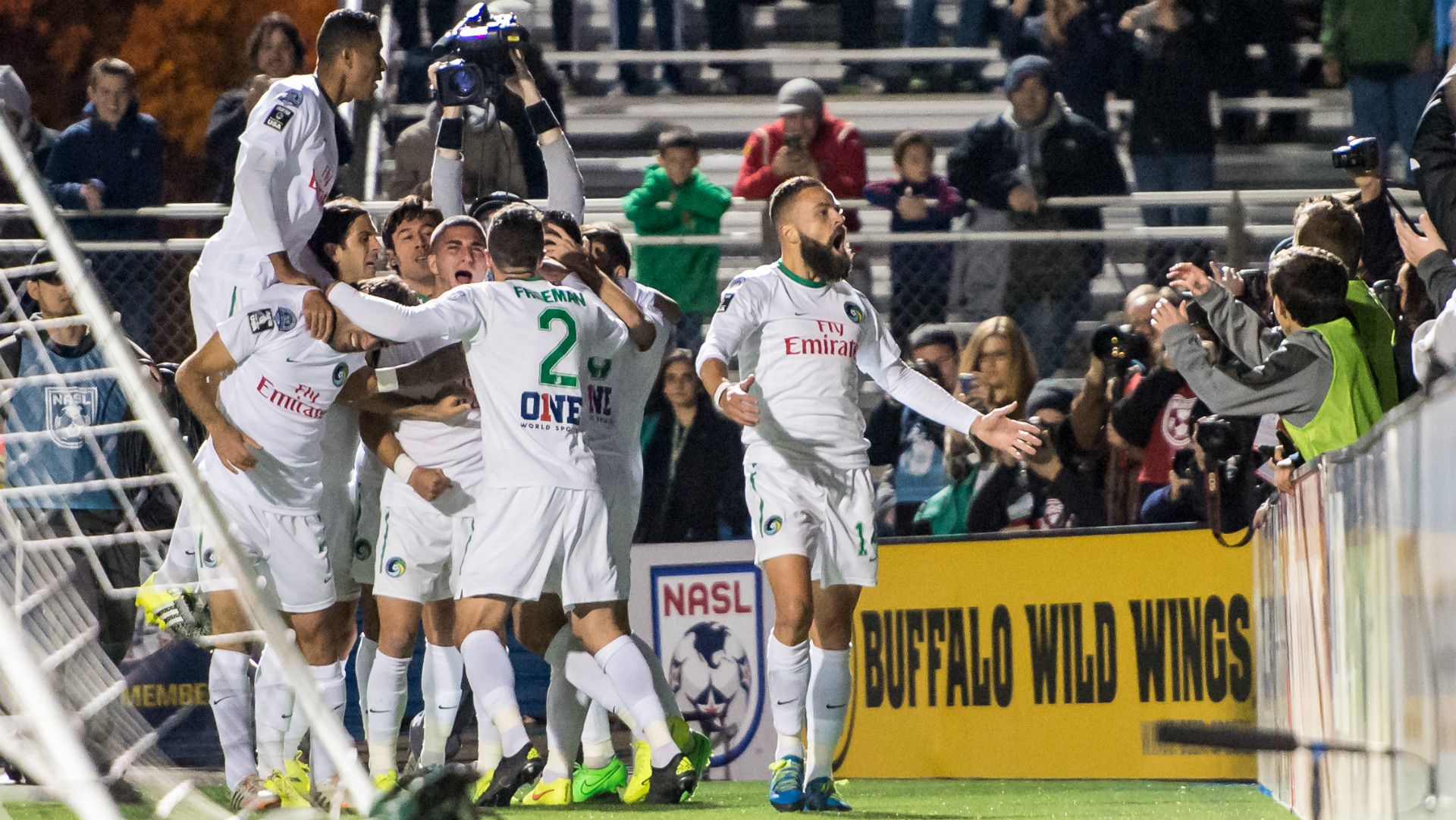 Danny Sztela Hunter Freeman New York Cosmos NASL Championship Soccer Bowl 11152015