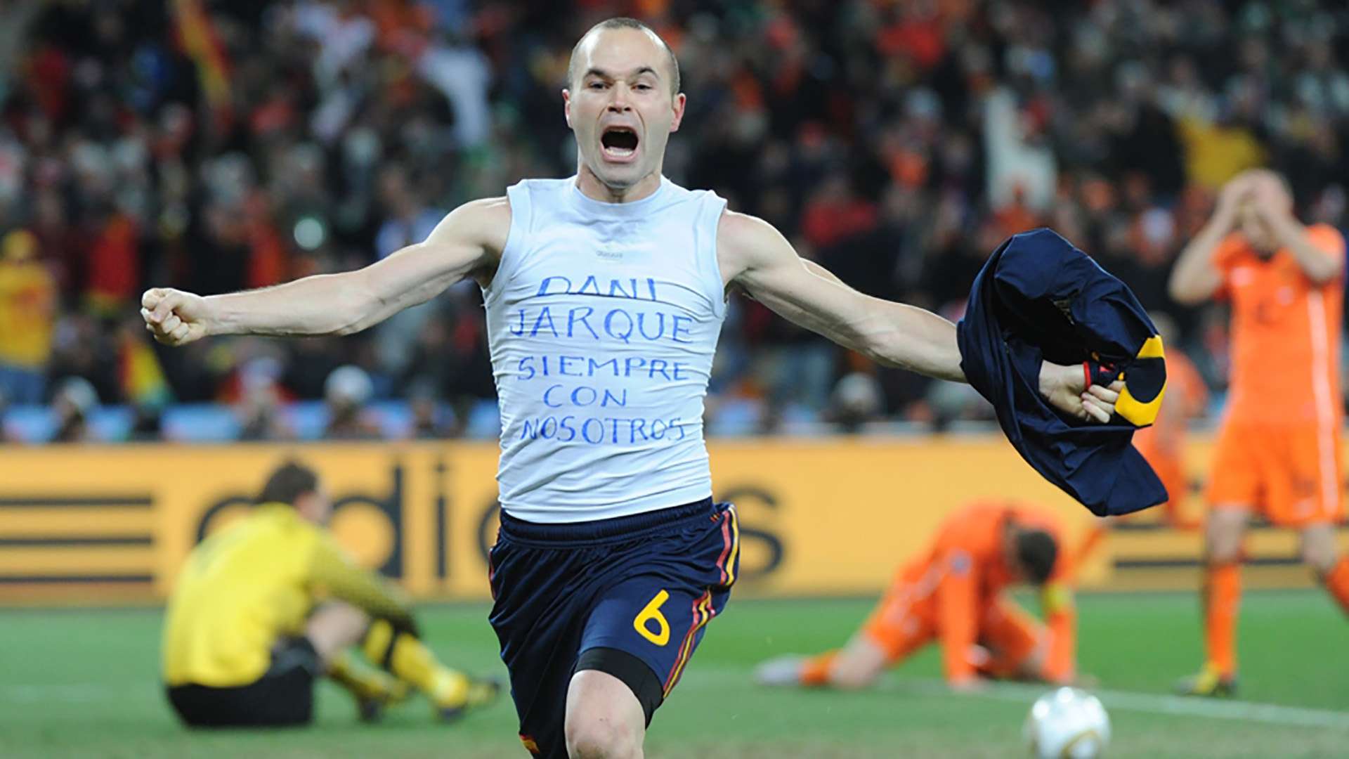 Andres Iniesta Spain World Cup 2010 final