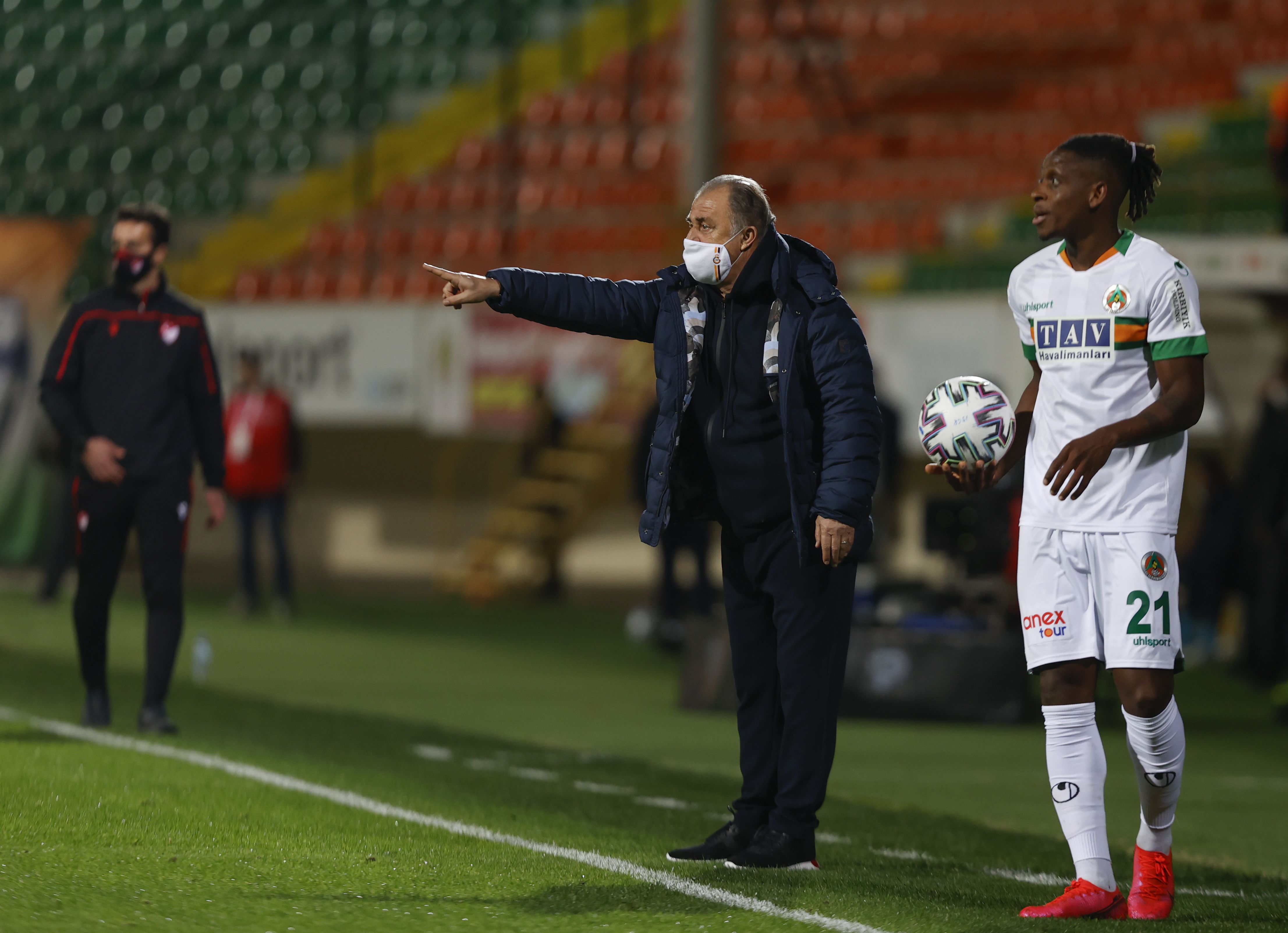 Fatih Terim Galatasaray Coach vs. Alanyaspor 02/20/21