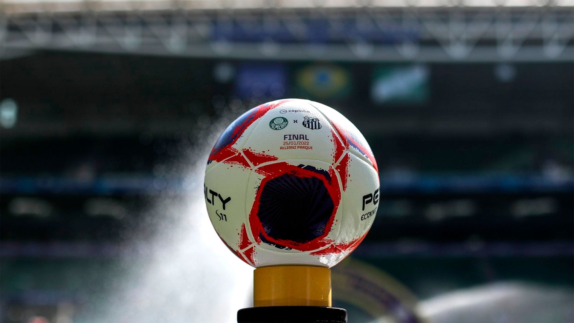 Bola final Copinha 2022, Santos x Palmeiras