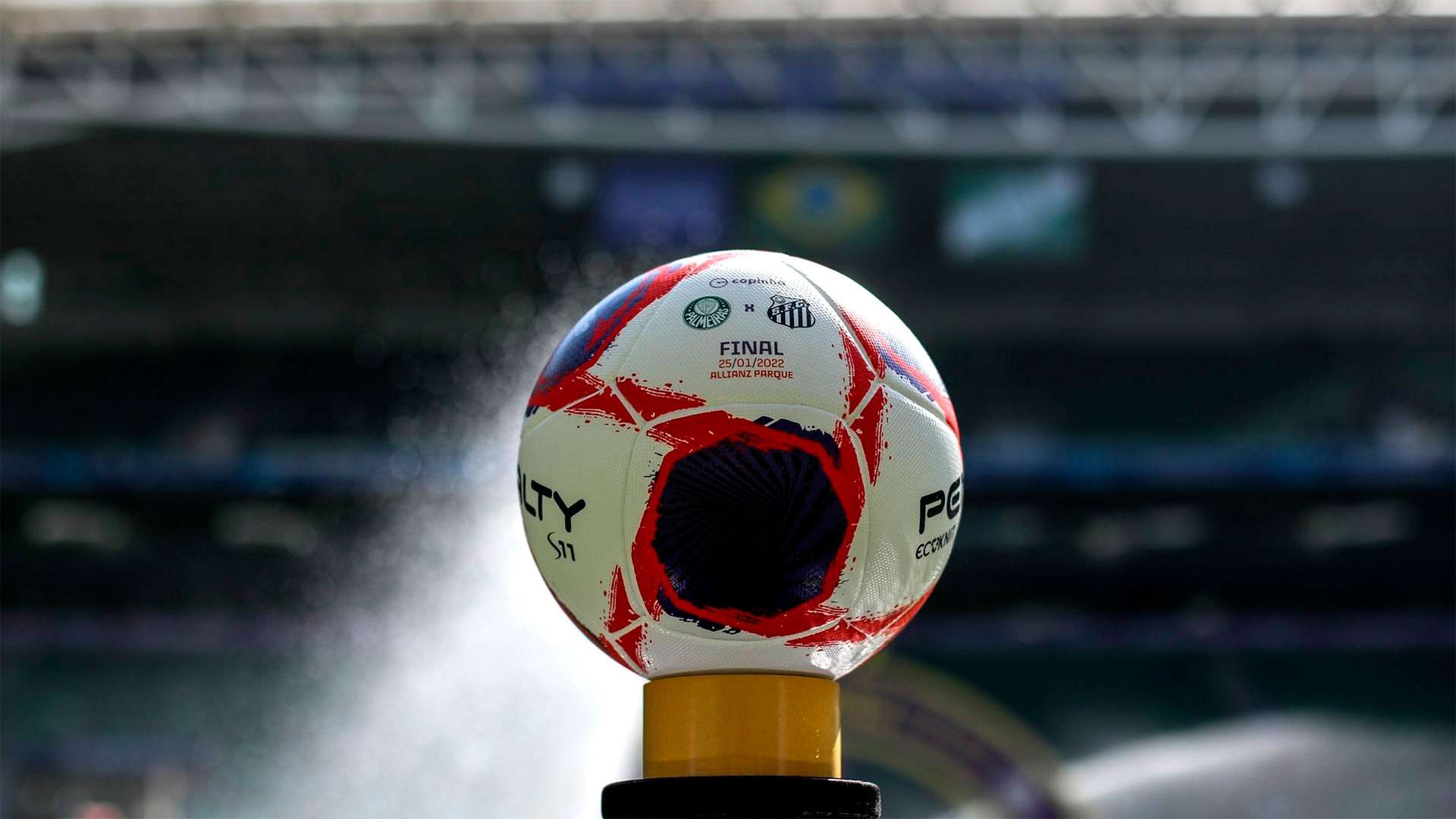 Bola final Copinha 2022, Santos x Palmeiras