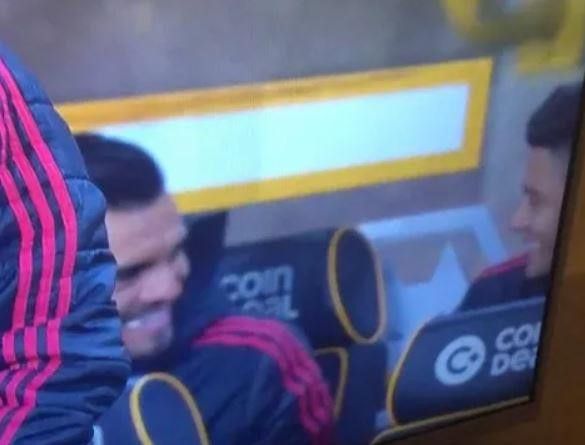Rojo Romero laughing Manchester United Wolves