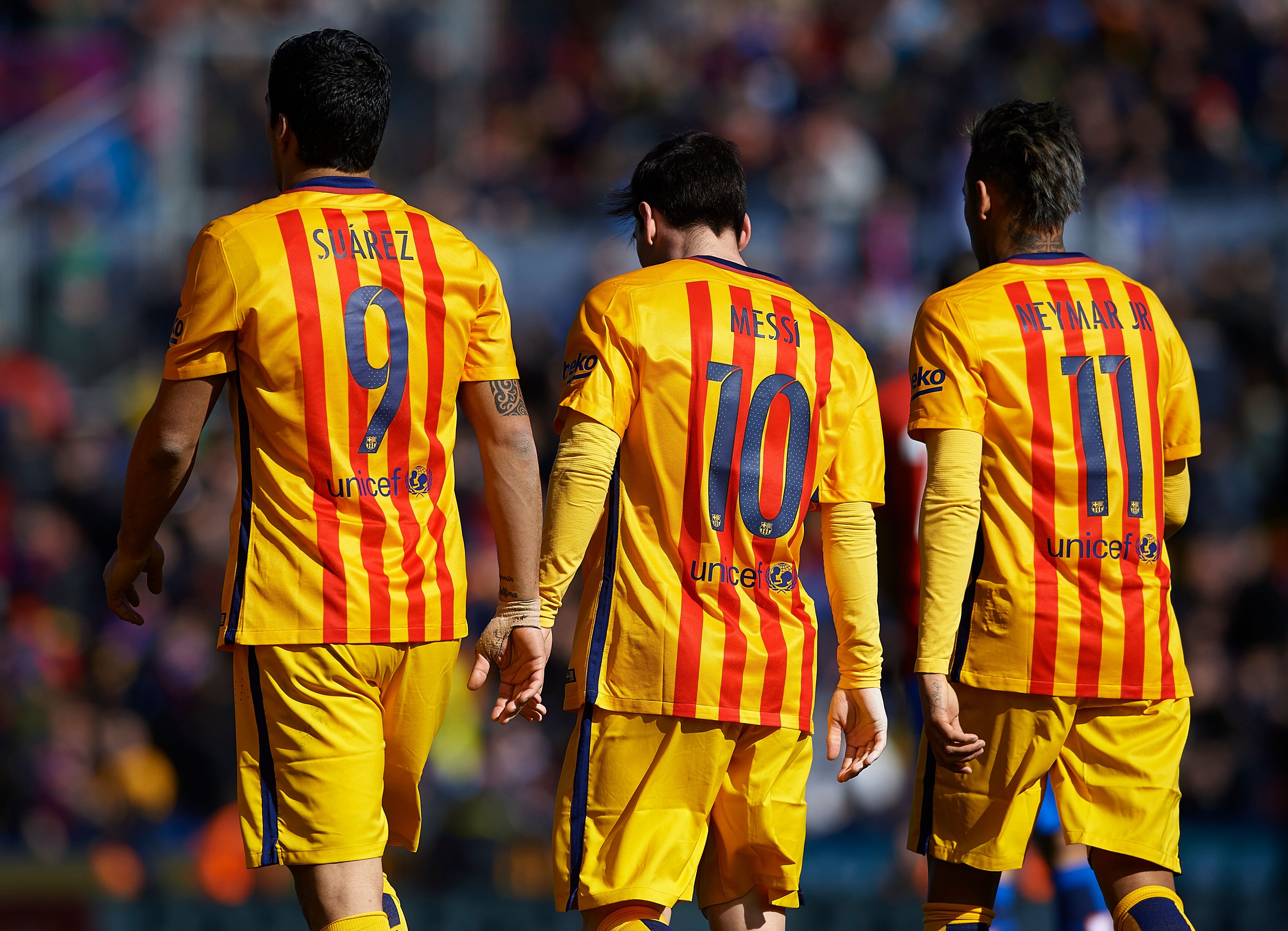 Messi Neymar Suarez Barcelona 07022016