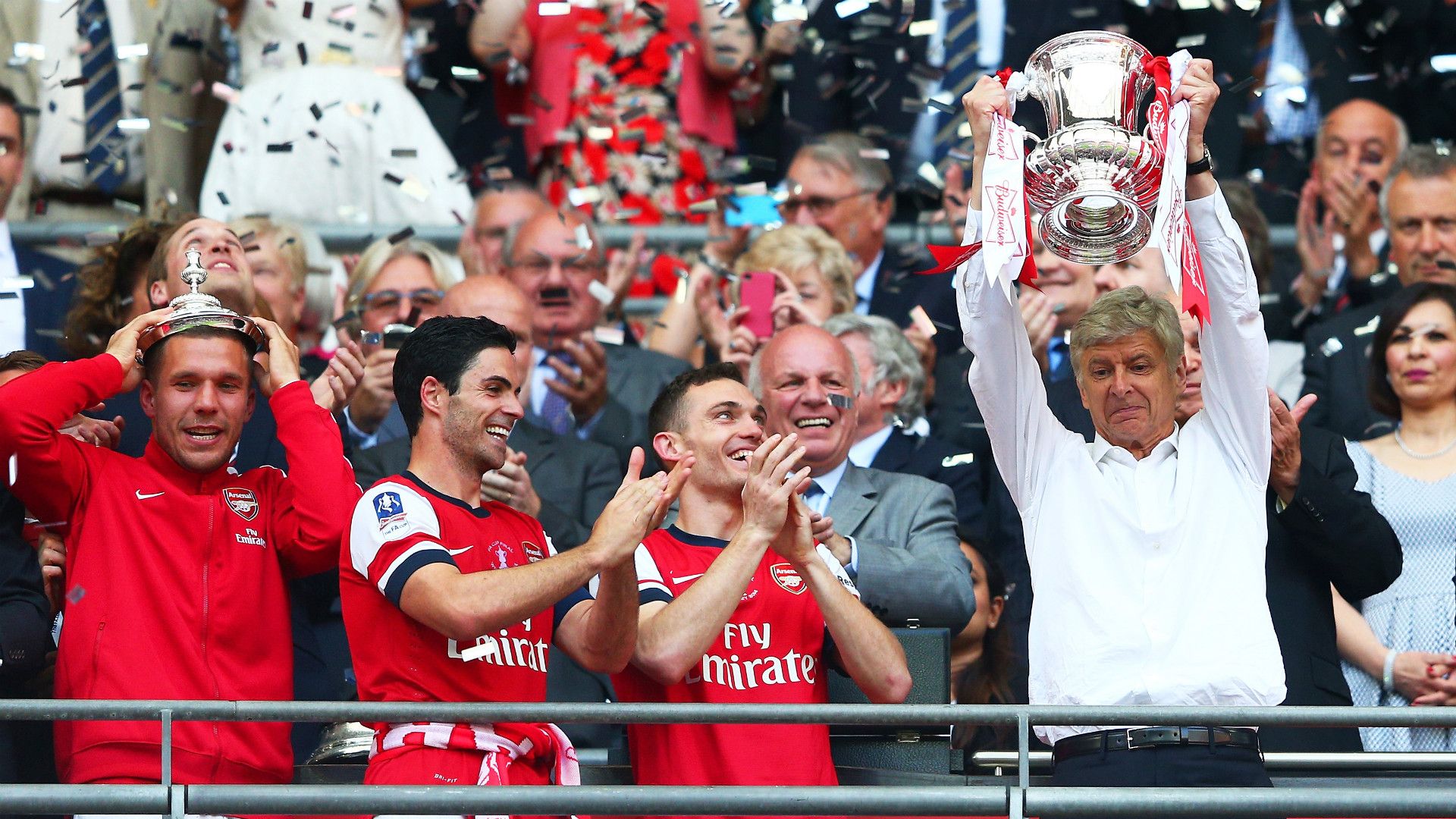 Arsenal win the FA Cup | Wembley | 2014