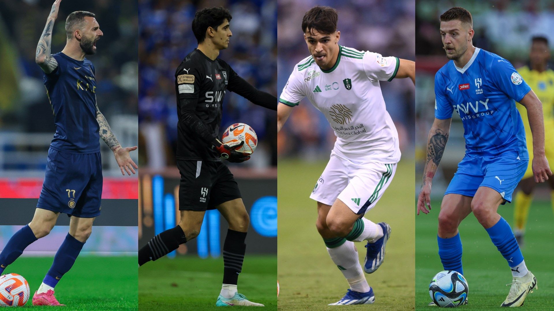 Marcelo Brozovic - Yassine Bounou - Gabri Veiga - Sergej Milinkovic-Savic