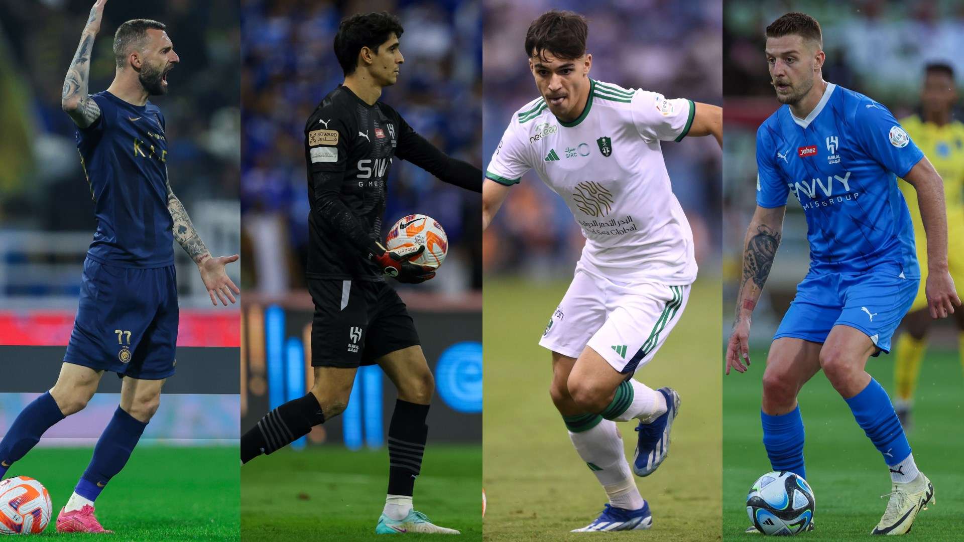 Marcelo Brozovic - Yassine Bounou - Gabri Veiga - Sergej Milinkovic-Savic