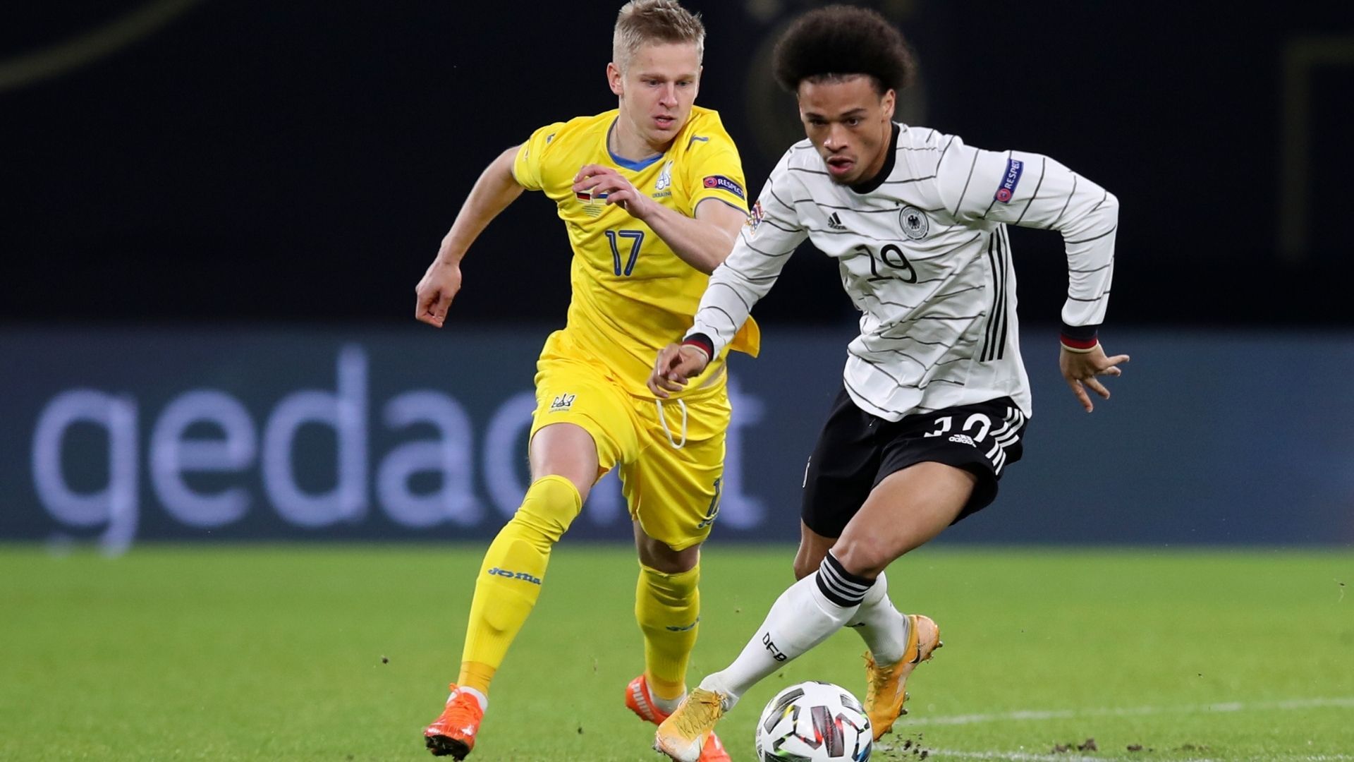 Leroy Sane Alemania Ucrania 14112020