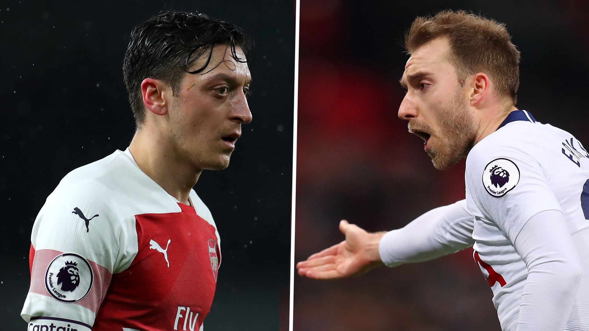 Mesut Ozil Christian Eriksen