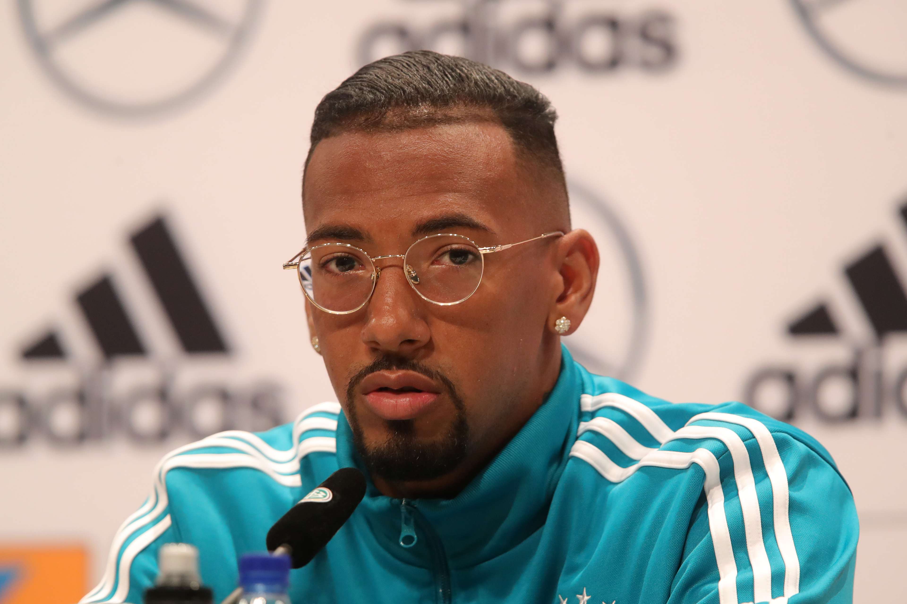 Jerome Boateng DFB Deutschland Press Conference Pressekonferenz