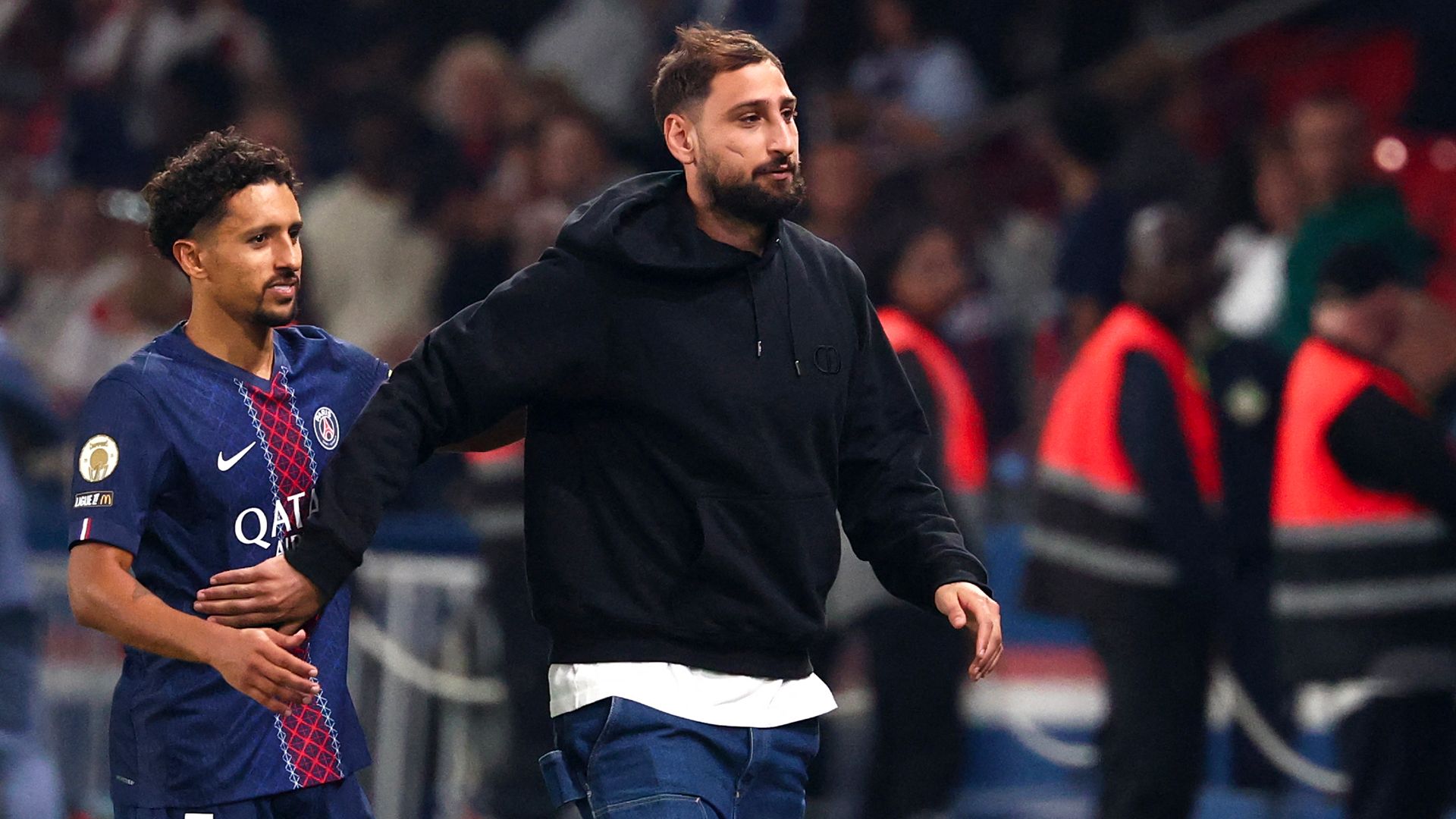 donnarumma psg festa addio 2026