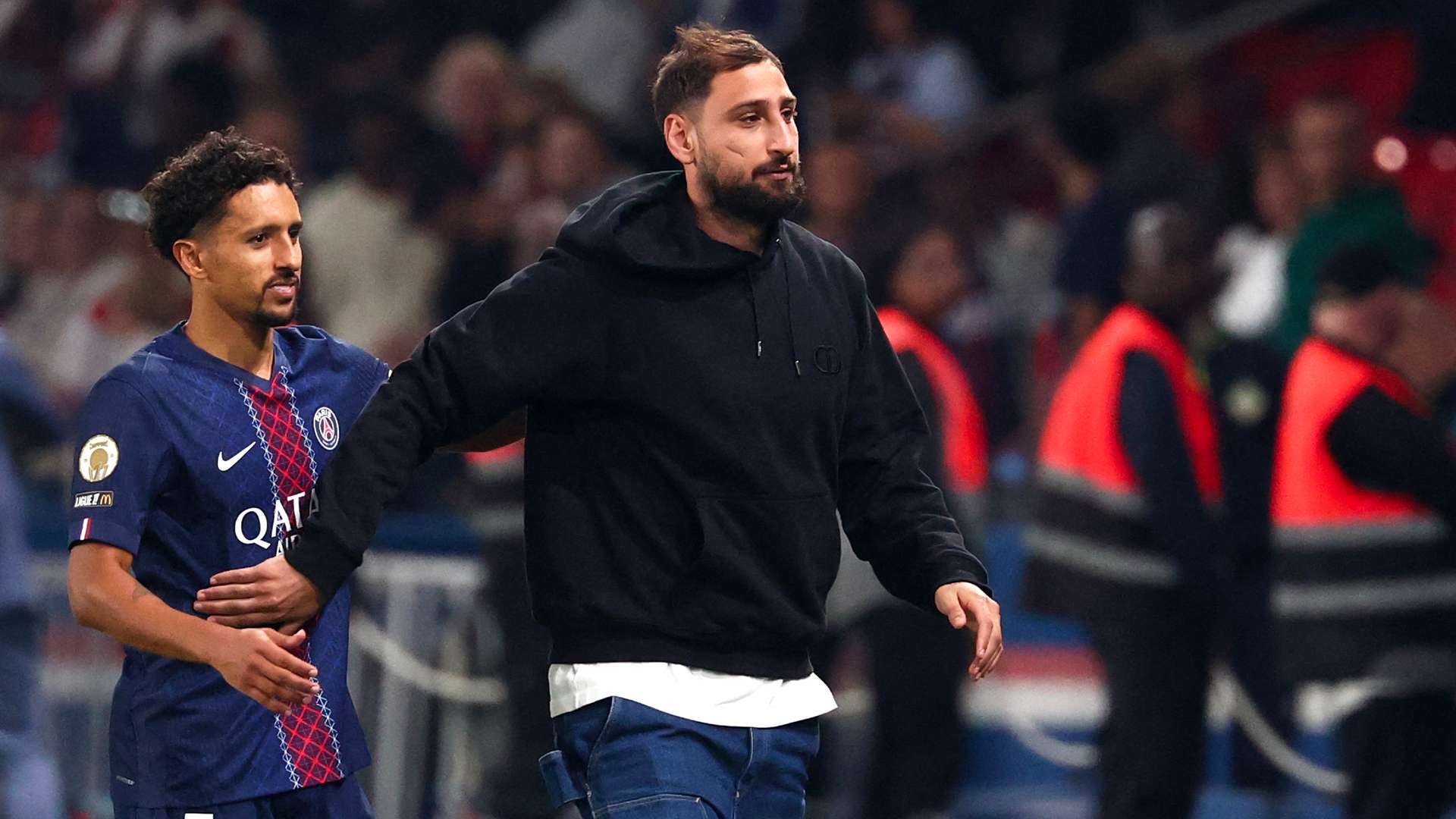 donnarumma psg festa addio 2026