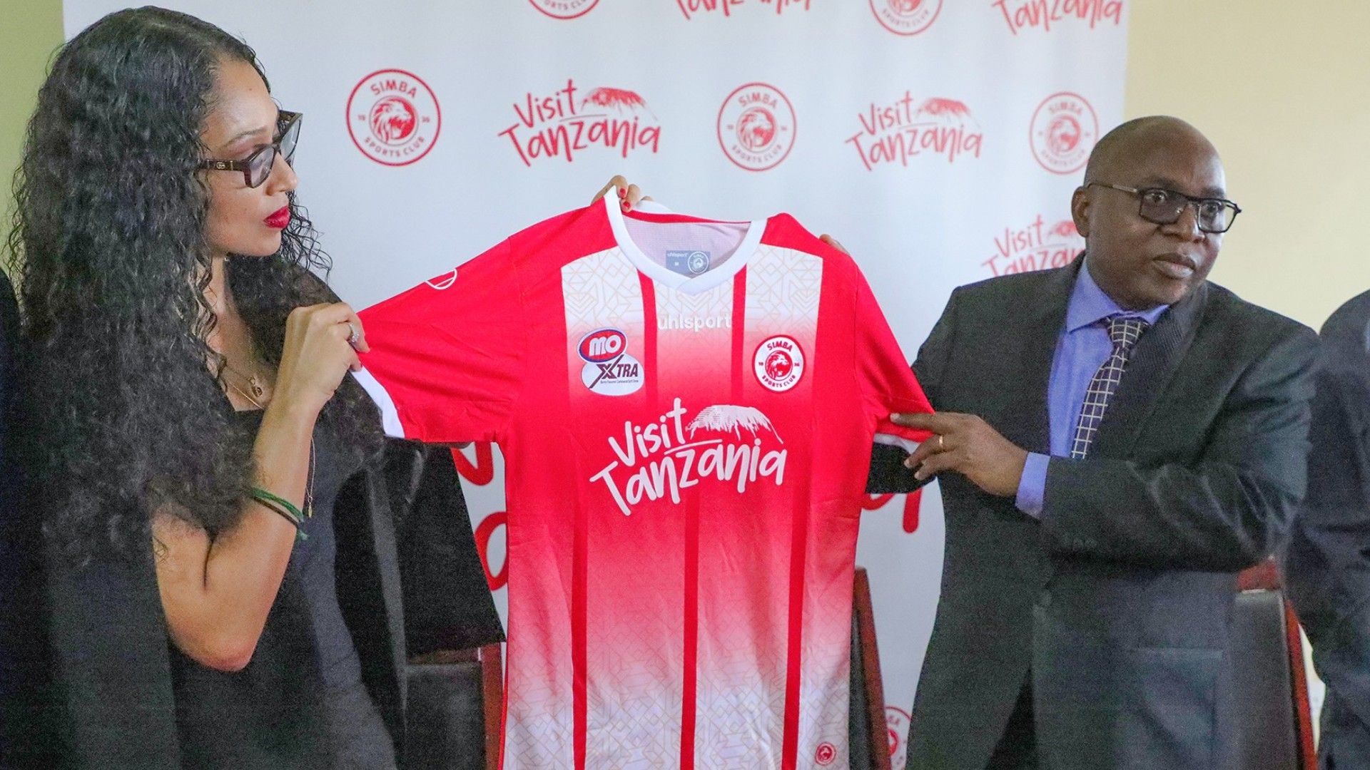 Simba SC Barbara Gonzalez at visit Tanzania.