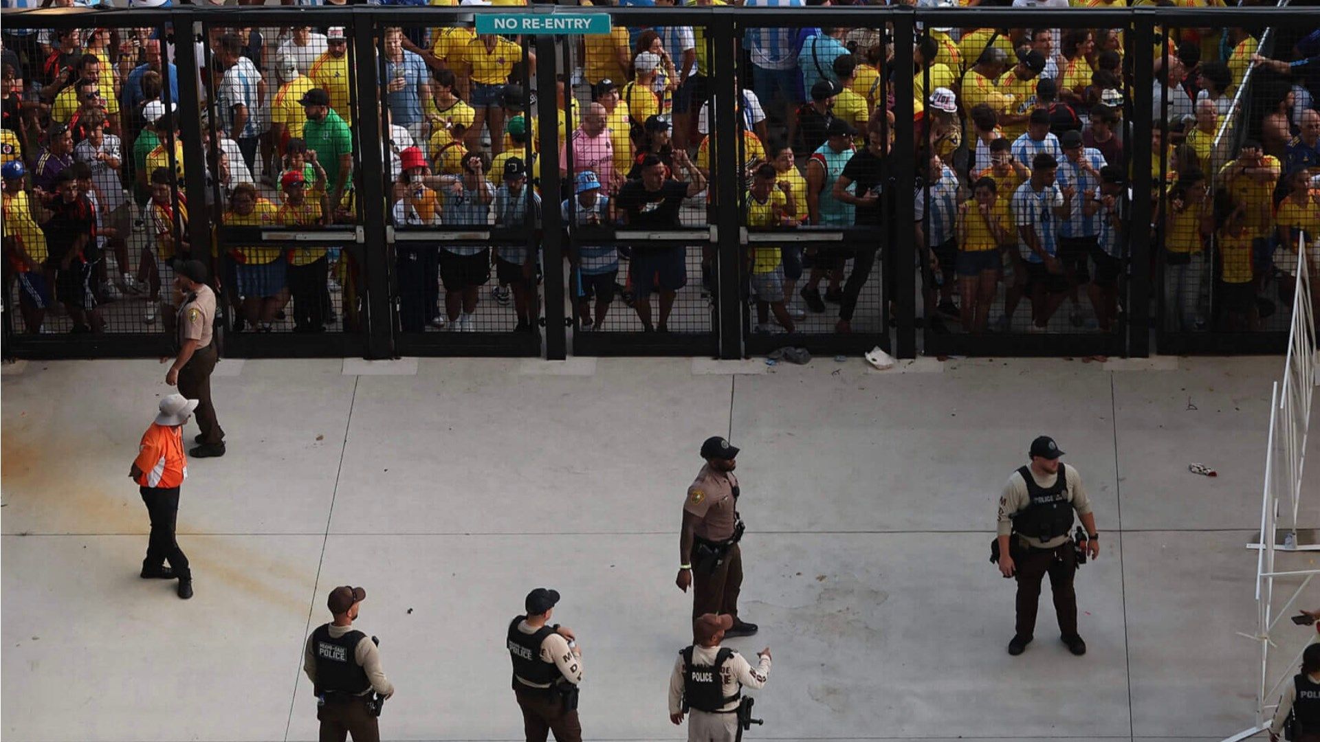 Copa America final pre-match chaos