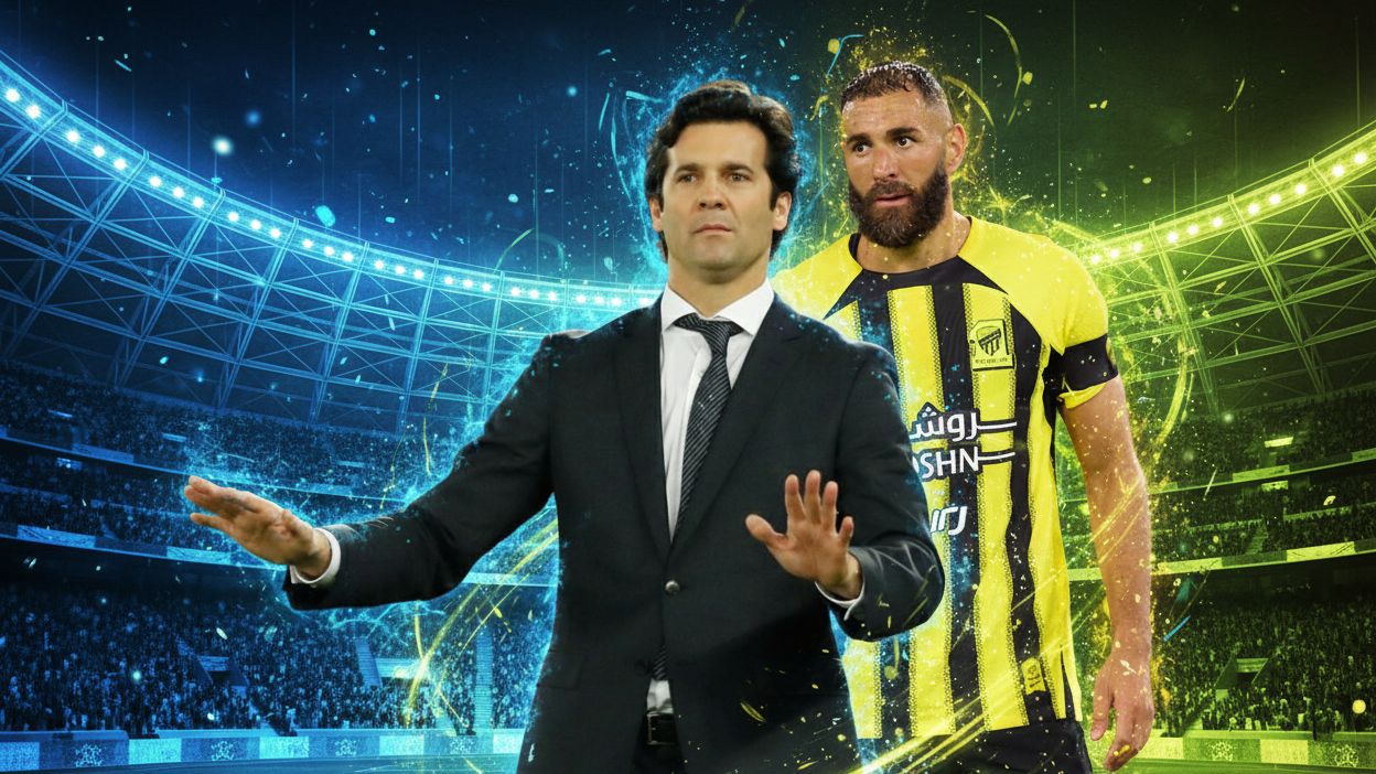 Santiago Solari Karim Benzema GOAL ONLY