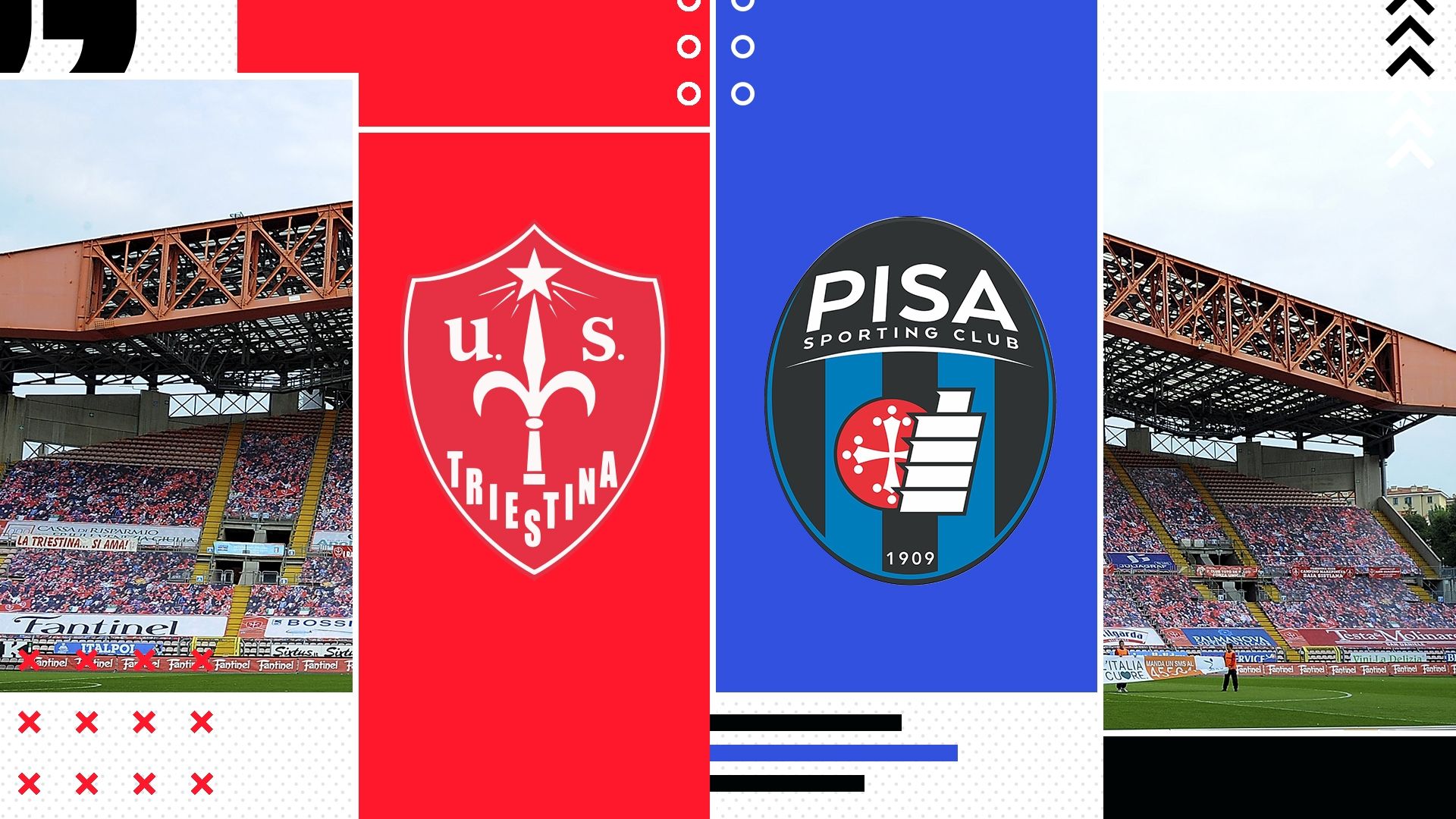 Triestina-Pisa tv streaming