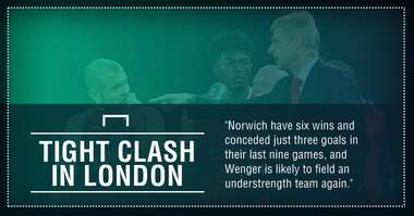 Arsenal Norwich graphic