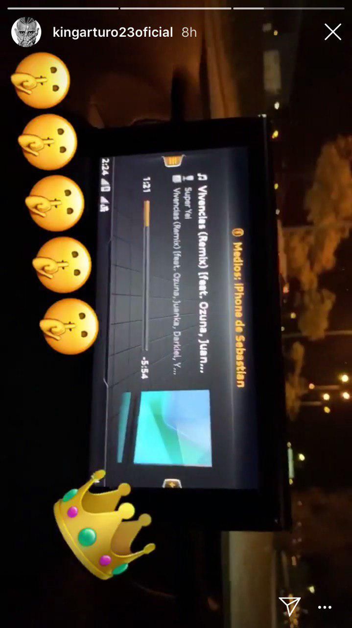 Vidal instagram story