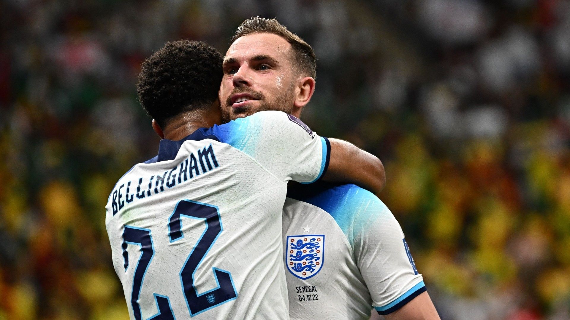 Jordan Henderson Jude Bellingham England 2022