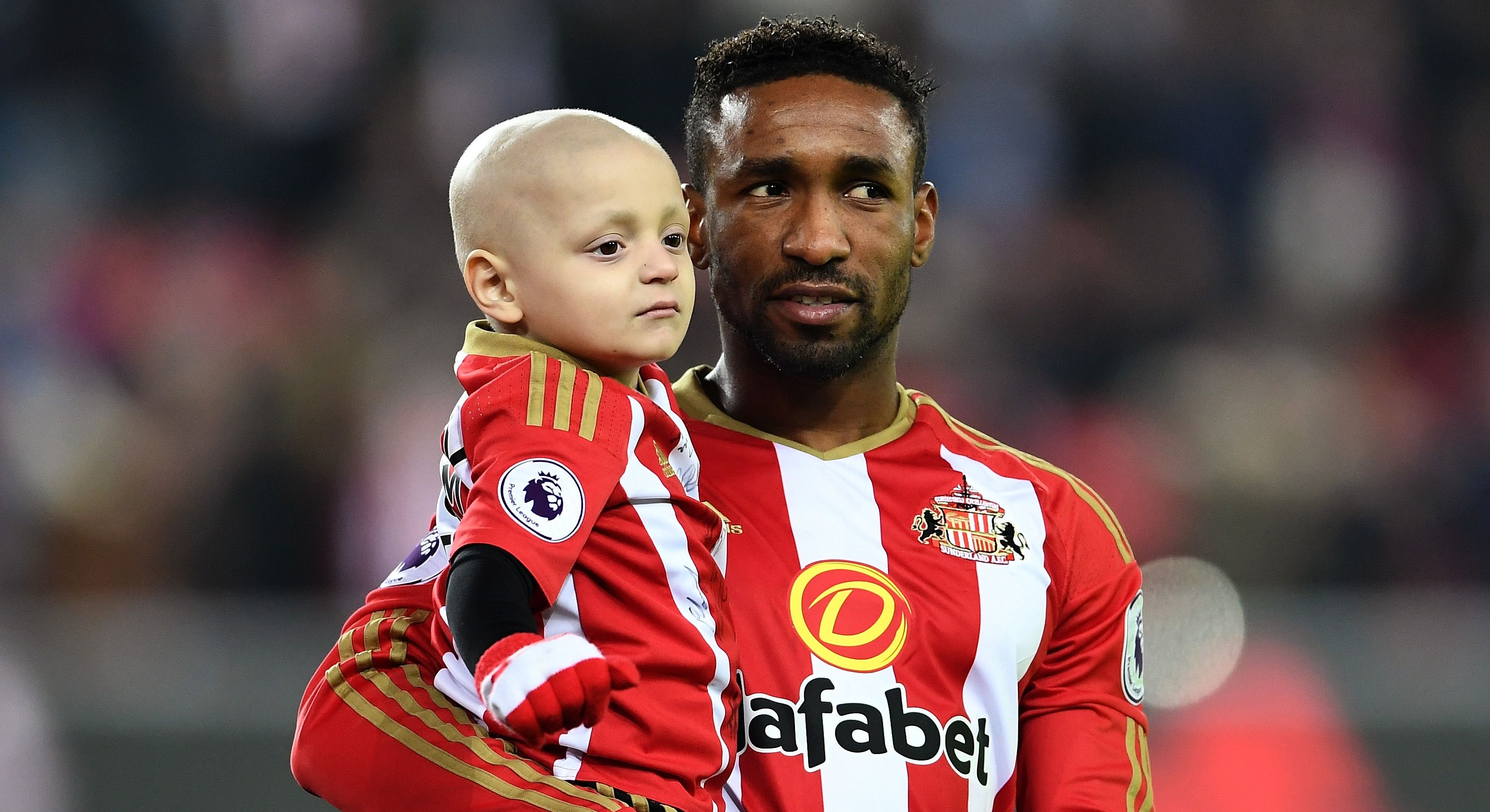 Jermain Defoe  Bradley Lowery Sunderland