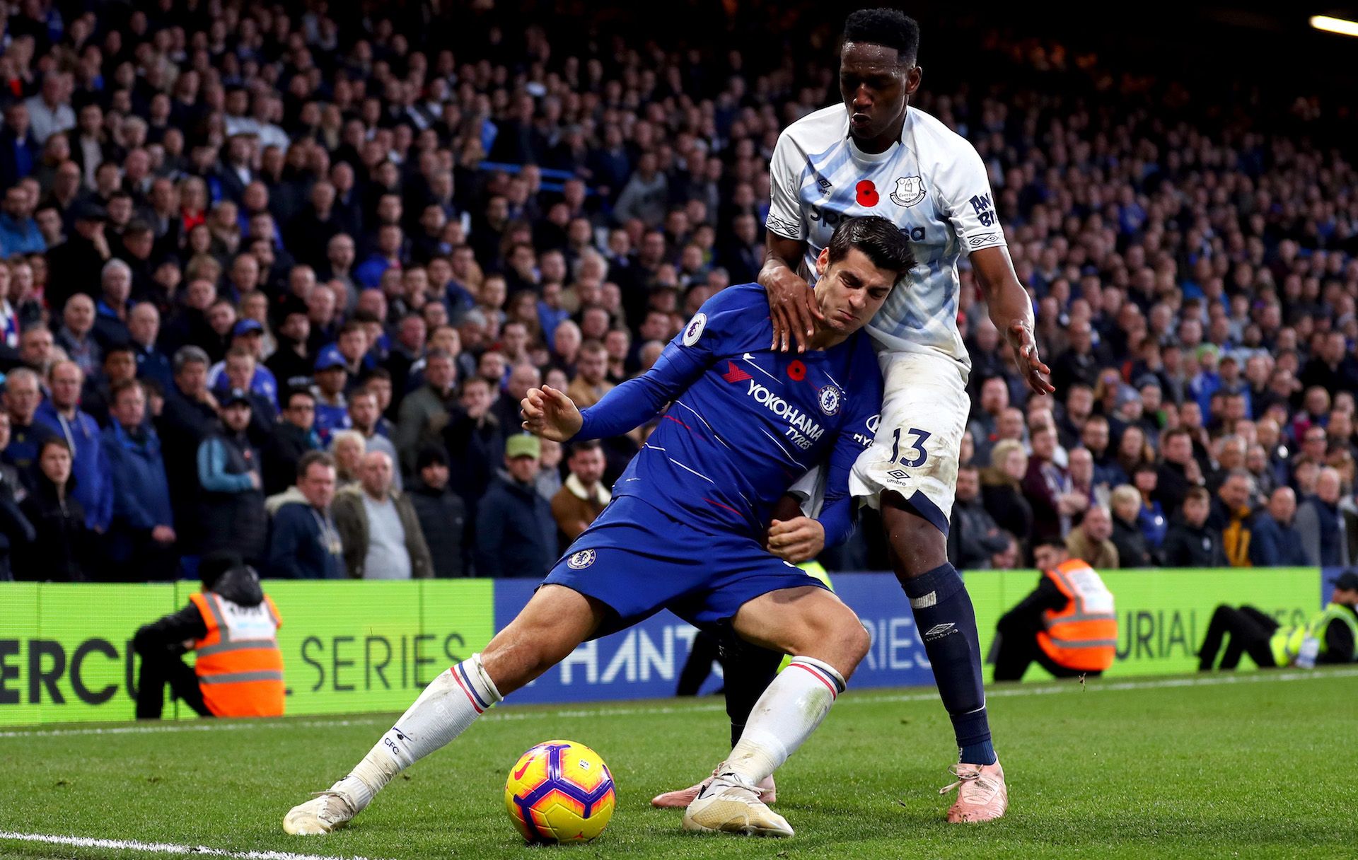 Alvaro Morata & Yerry Mina
