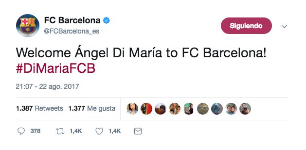 Tuis Barcelona hackeo