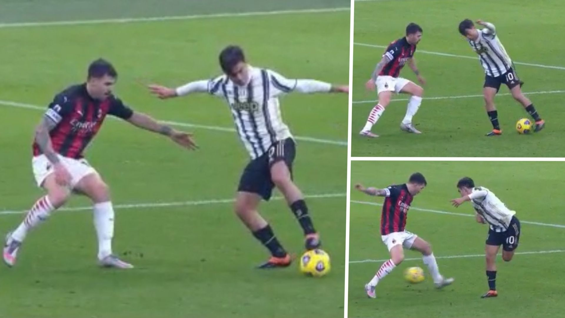 Dybala taconazo vs Milan