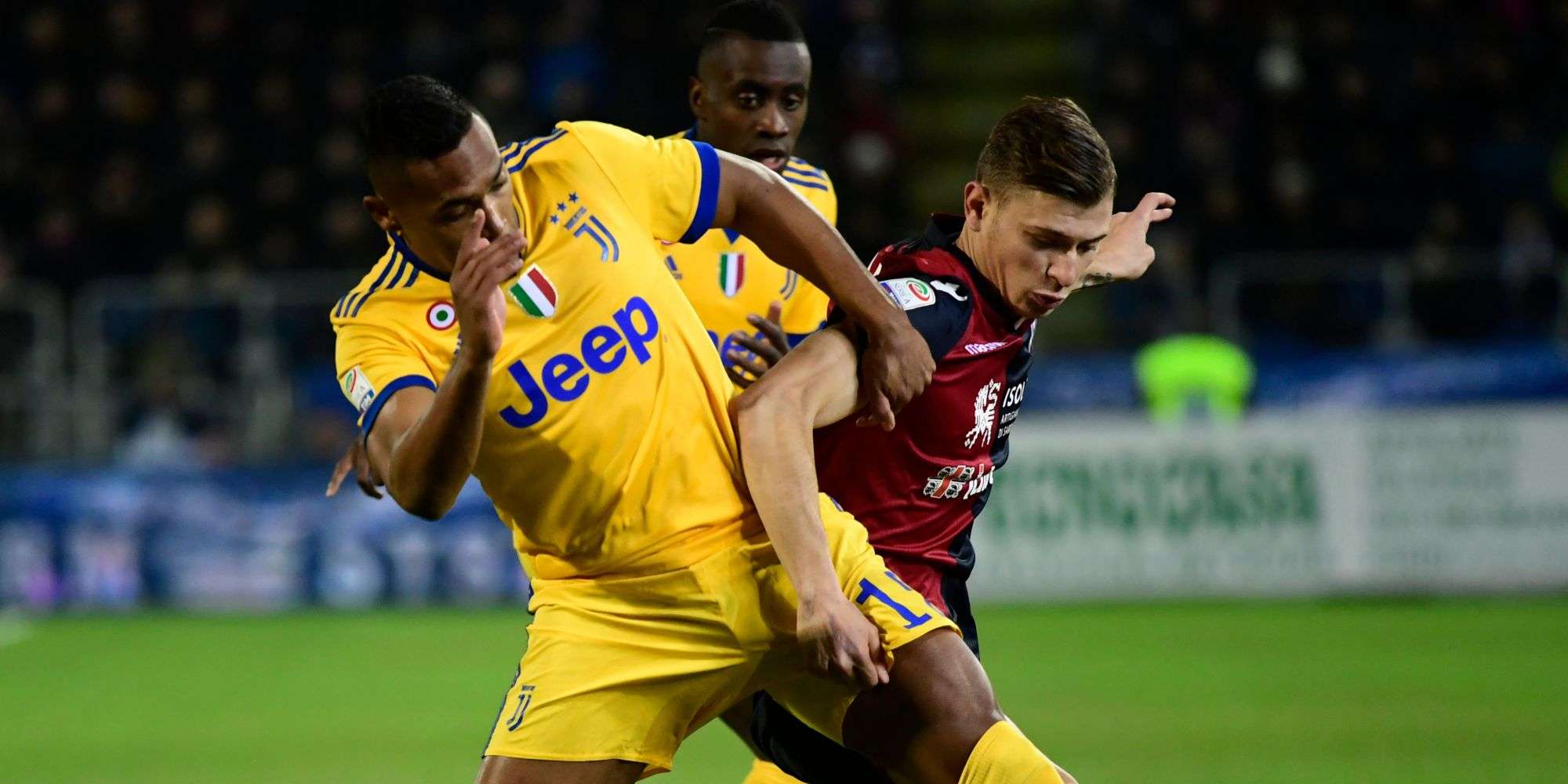 Alex Sandro Nicolò Barella Cagliari Juventus Serie A