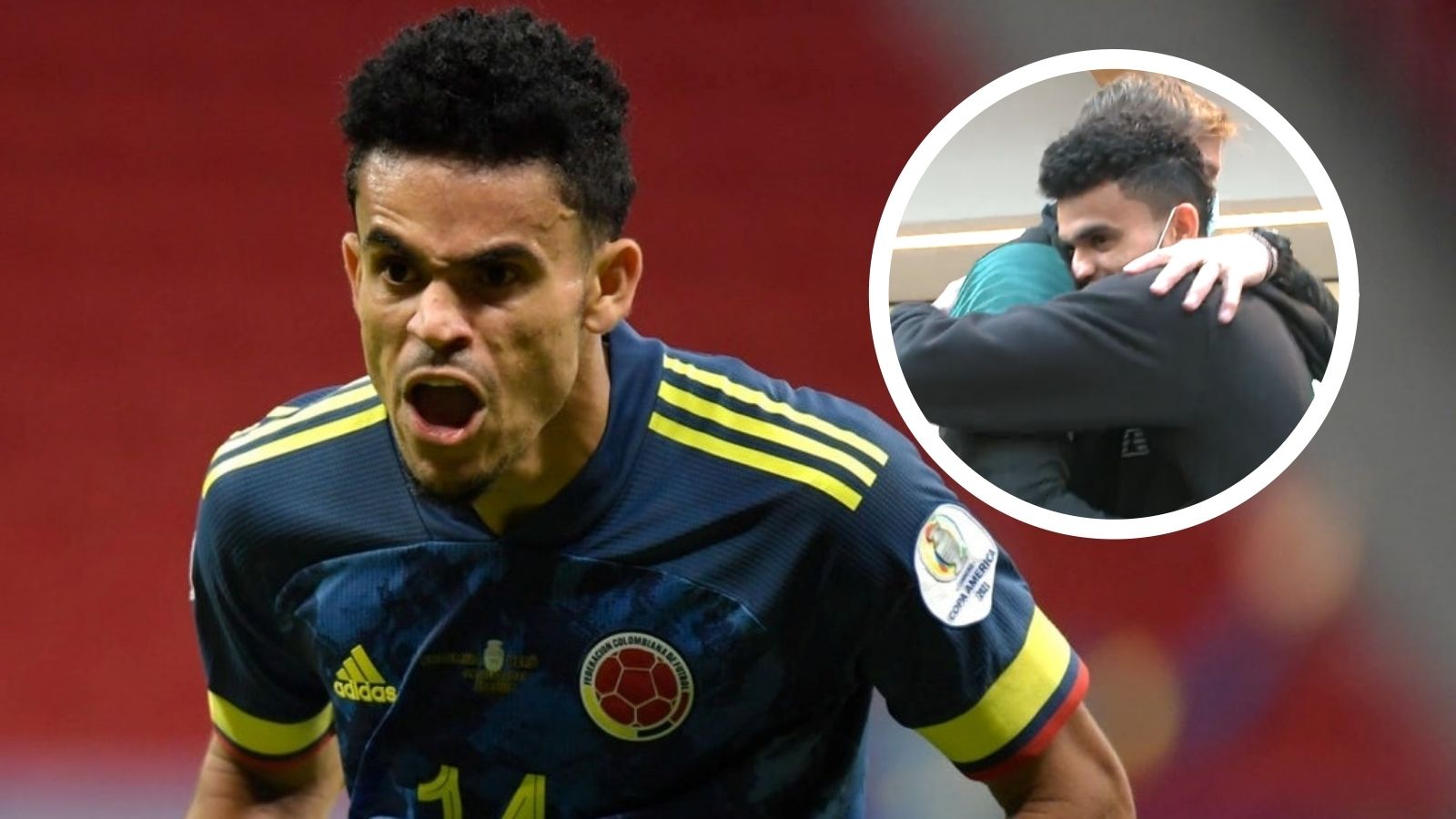 Luiz Diaz arriving in Liverpool