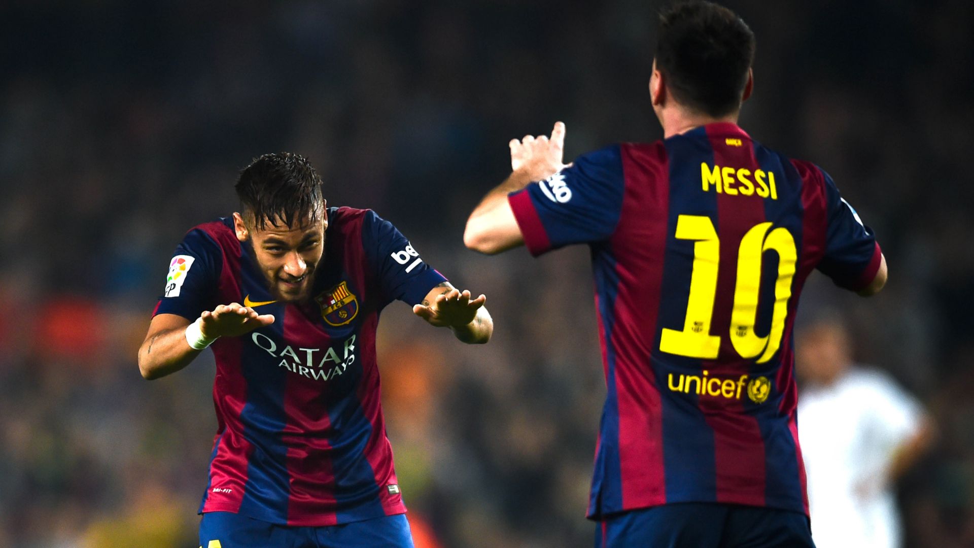 Neymar Lionel Messi Barcelona 2014