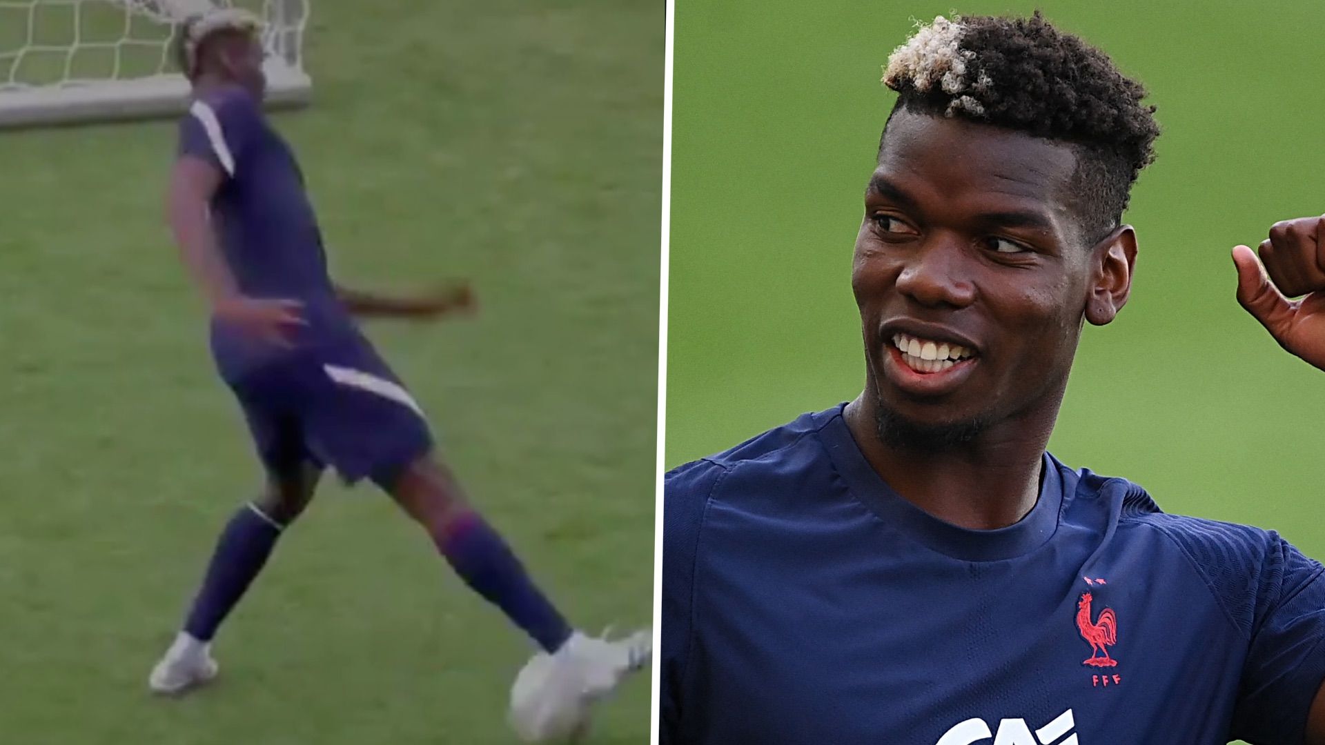 GFX Paul Pogba France training 2021