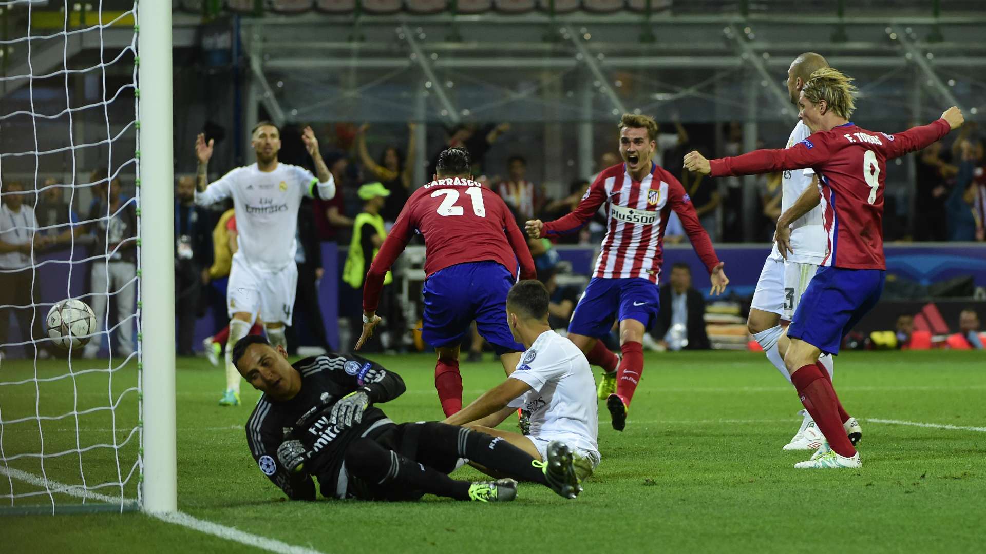 UCL FINAL REAL MADRID ATLETICO YANNICK FERREIRA CARRASCO 28052016