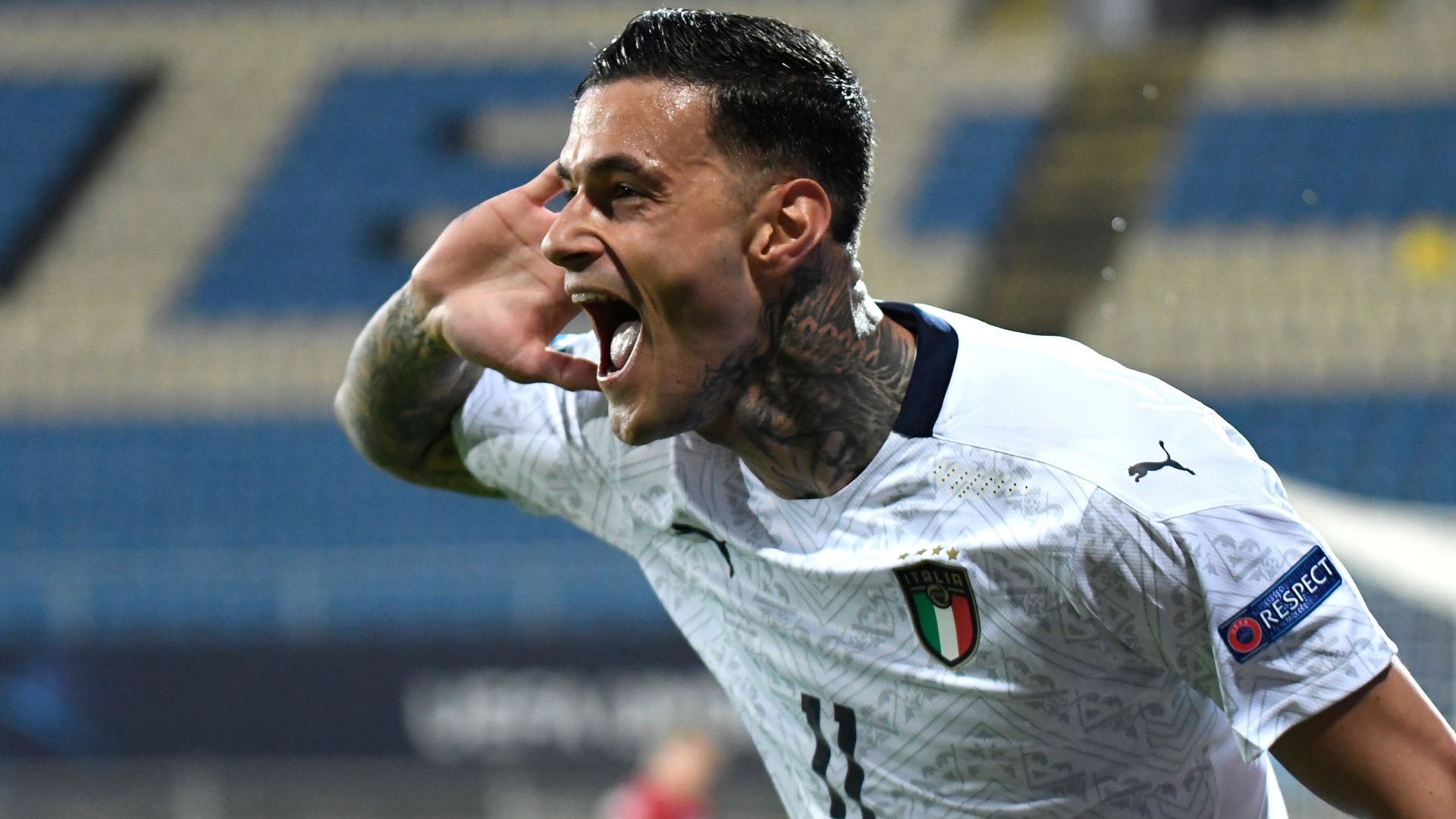 Scamacca Italy Czech Under 21