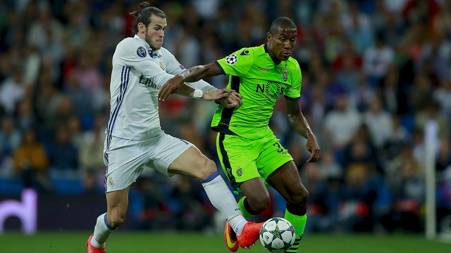 Gareth Bale Marvin Zeegelaar Real Madrid Sporting CP 14092016