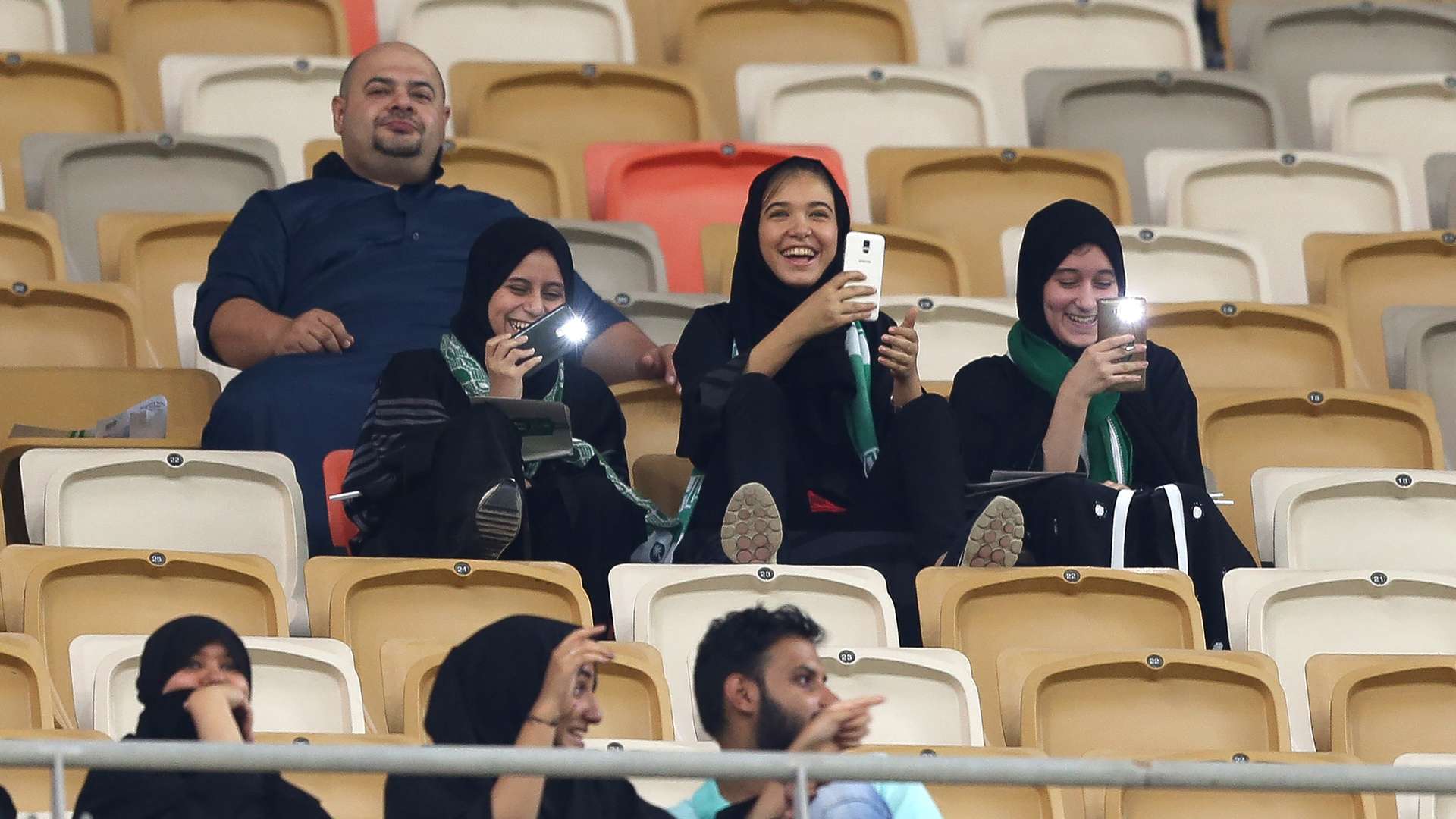 Saudi-Arabien Frauen im Stadion 12012018