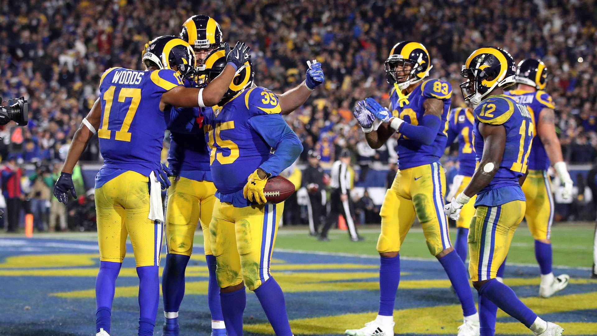 LA Rams NFL Playoffs Football