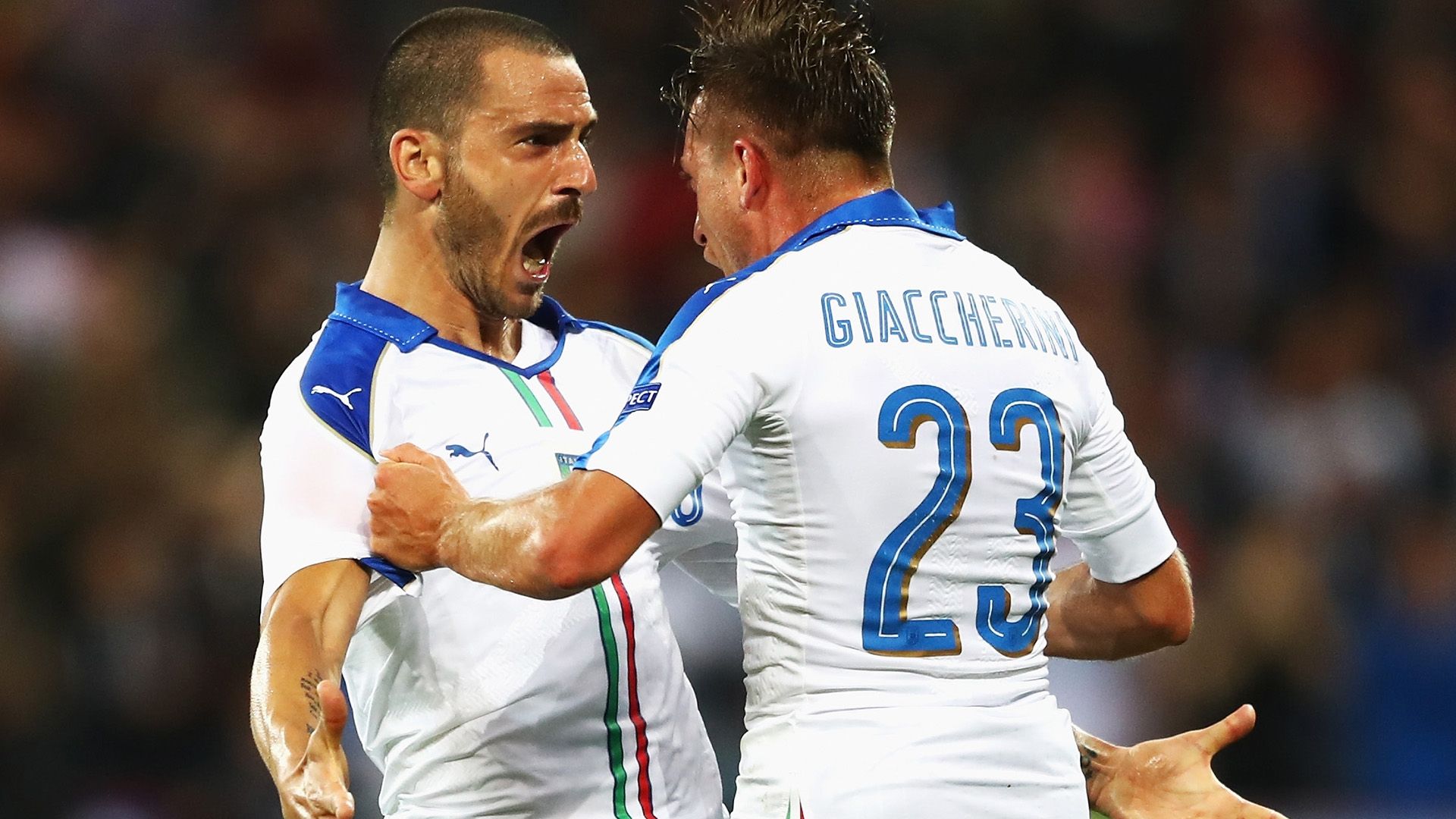 Bonucci Giaccherini Belgium Italy Euro 2016