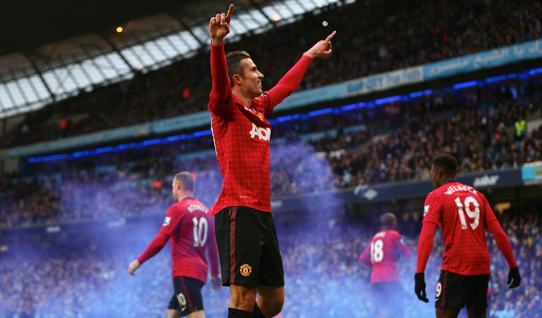 manchester united manchester city 2012 VAN PERSIE