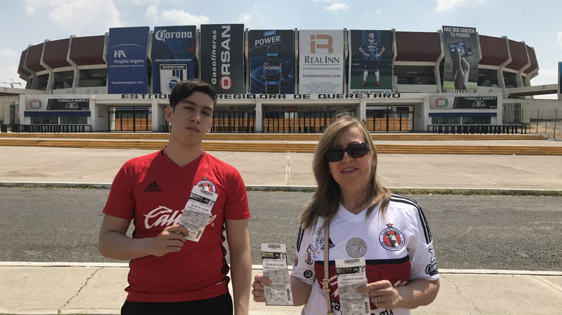 Tijuana fans in Queretaro