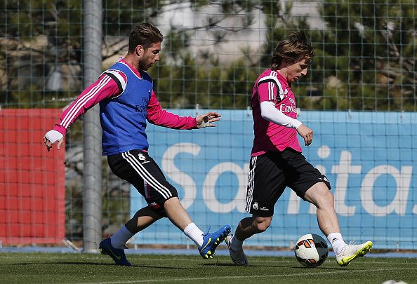 Sergio Ramos y Modric