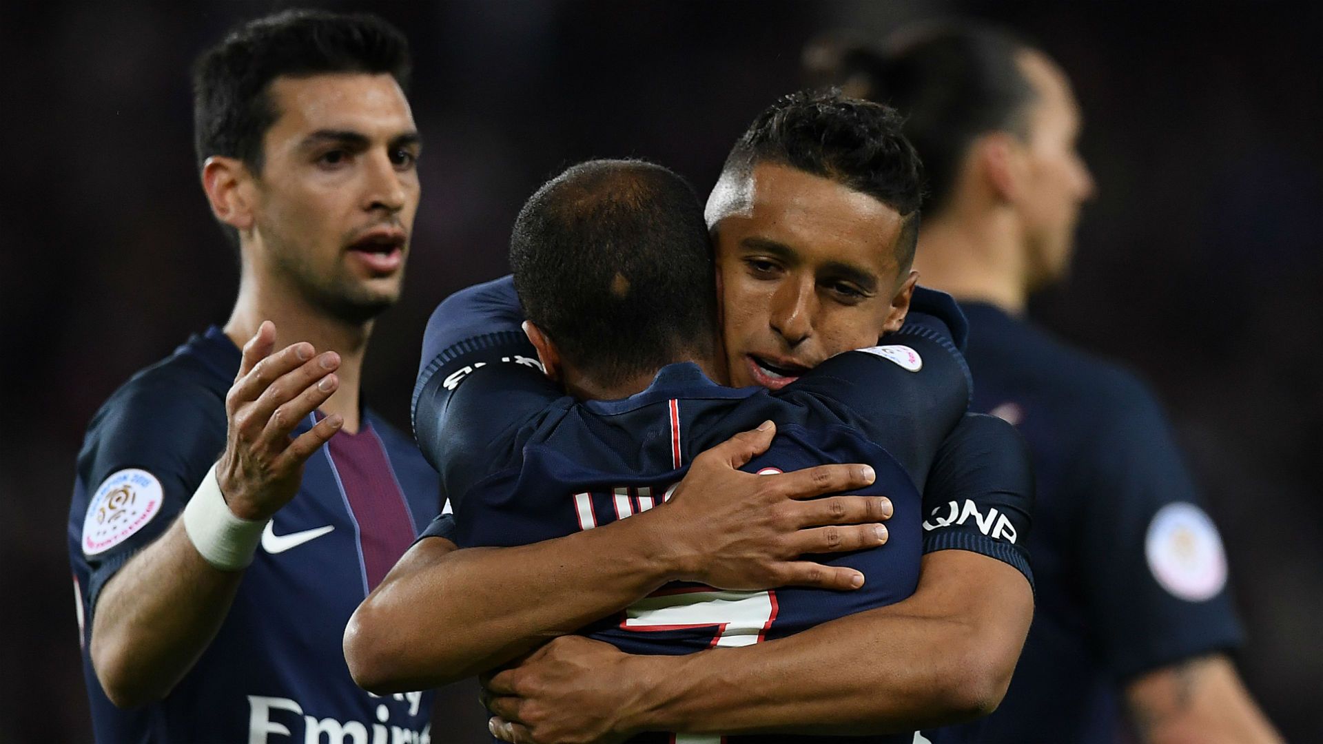 Marquinhos Lucas Moura Paris SG Nantes Ligue 1 14052016